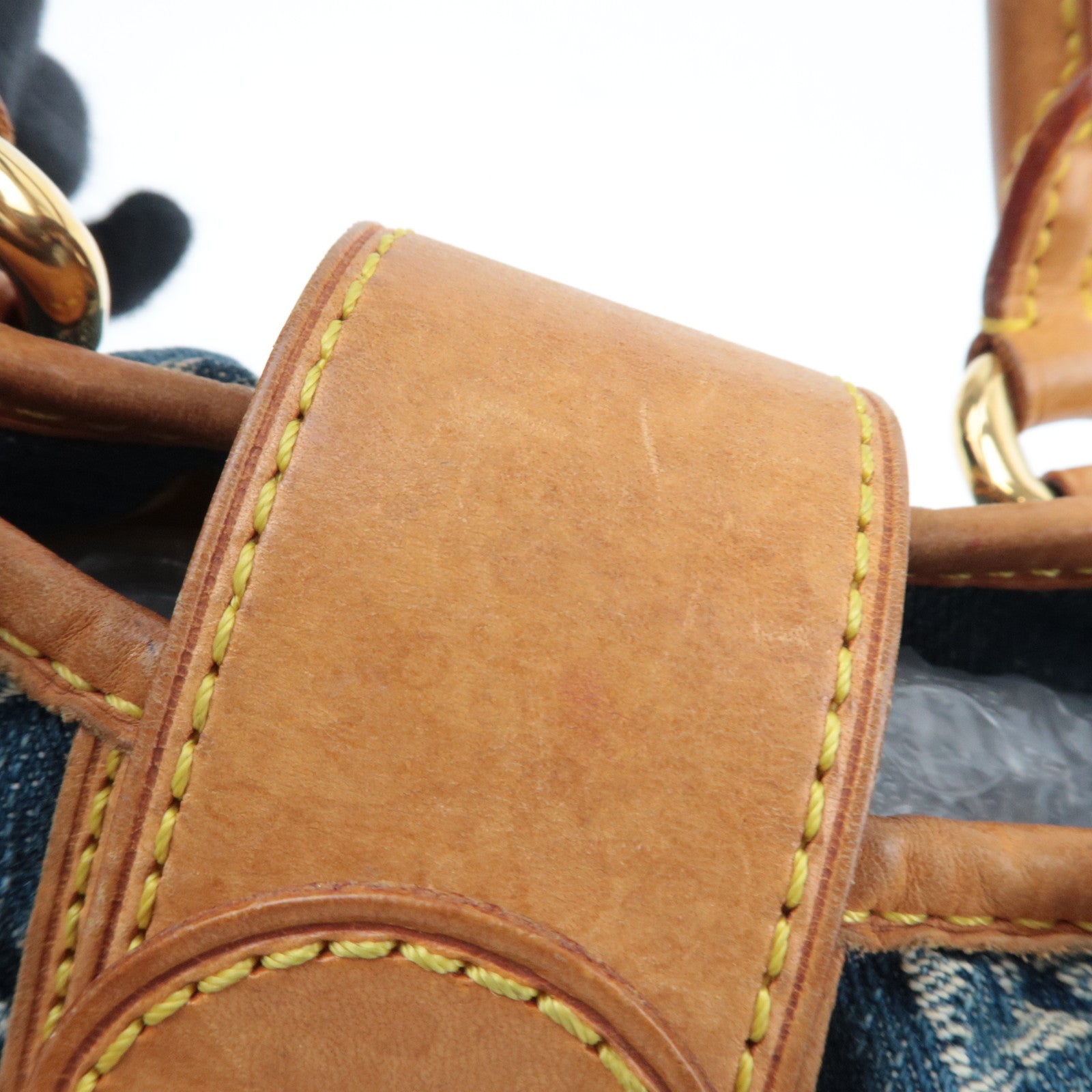 Louis Vuitton Monogram Denim Pleaty Handbag M95020 VI0085