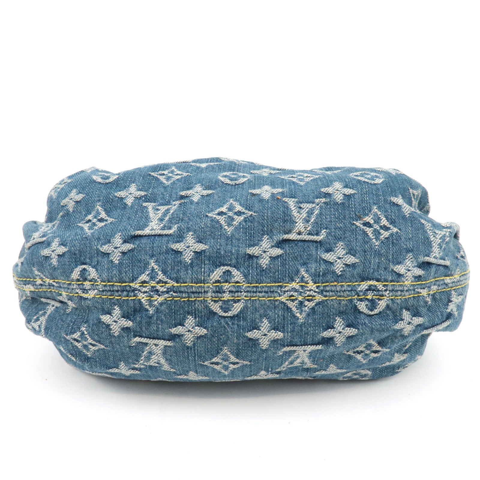 Louis Vuitton Monogram Denim Pleaty Handbag M95020 VI0085