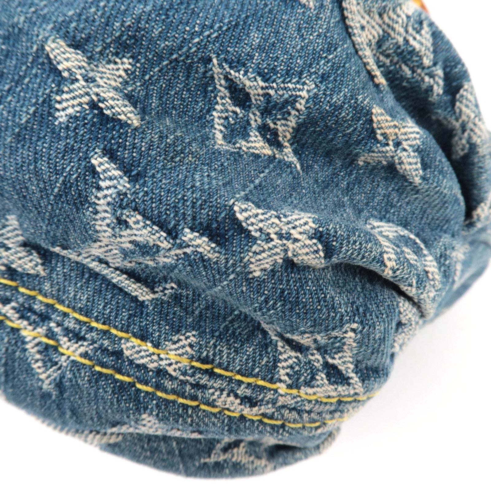 Louis Vuitton Monogram Denim Pleaty Handbag M95020 VI0085