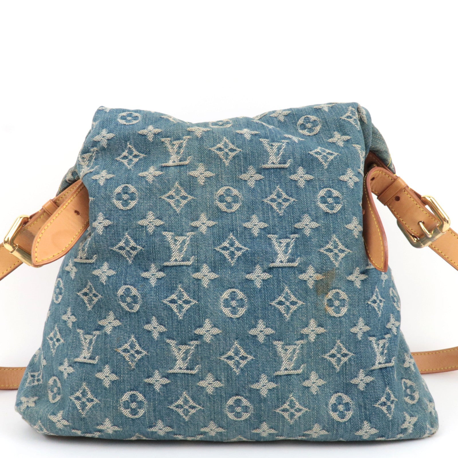 Louis Vuitton Monogram Denim Baggy GM Shoulder Bag M95048 SR1015 *Long strap, Dust bag