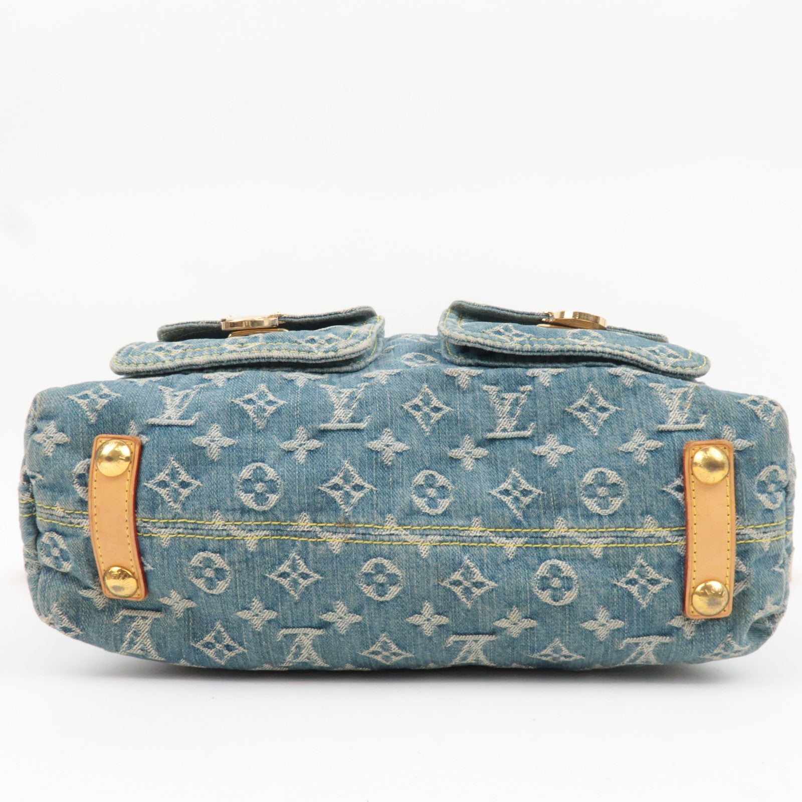 Louis Vuitton Monogram Denim Baggy GM Shoulder Bag M95048 SR1015 *Long strap, Dust bag