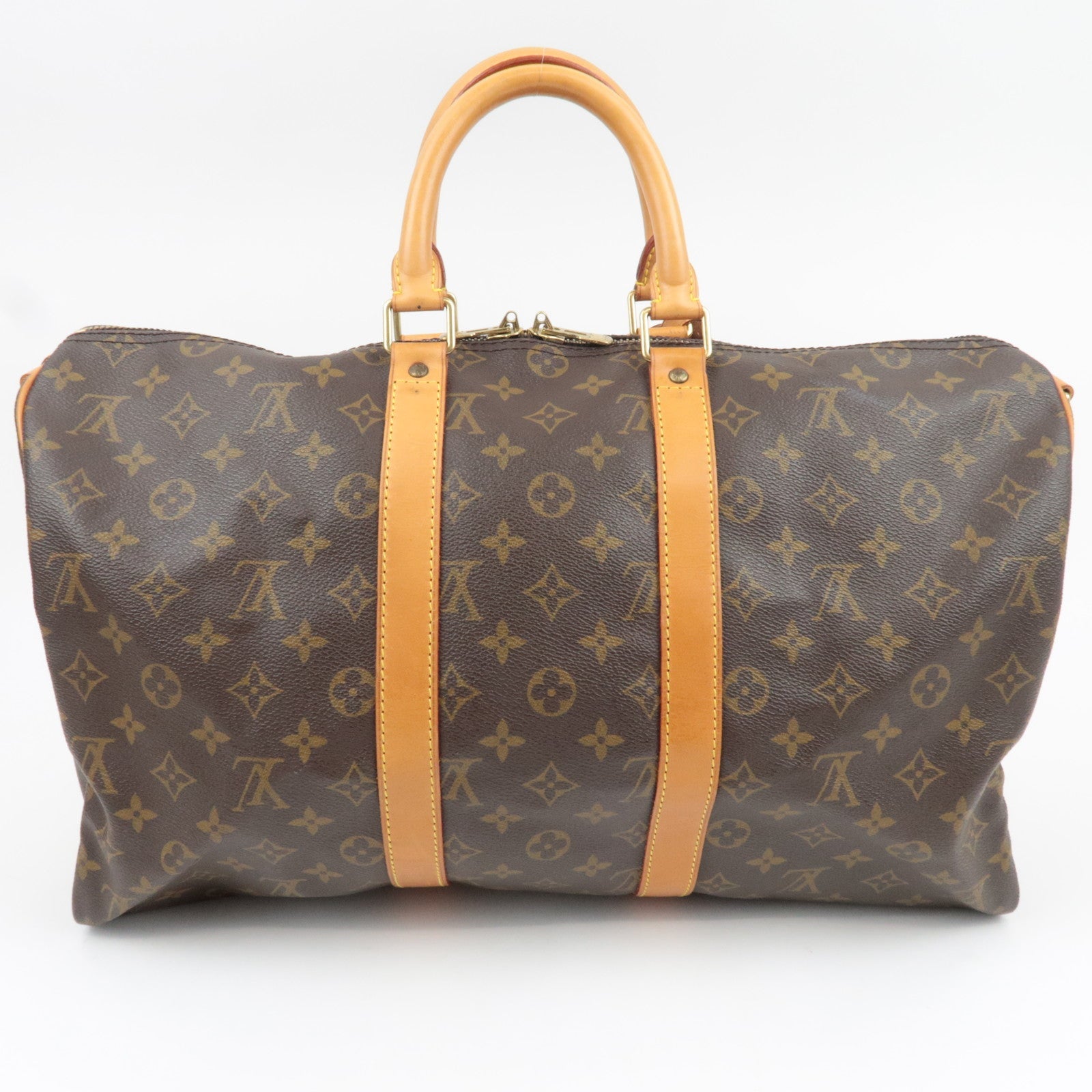 Louis Vuitton Monogram Keepall Bandouliere 45 Travel Bag M41418 TH0924 *Strap, Name tag, Poignet