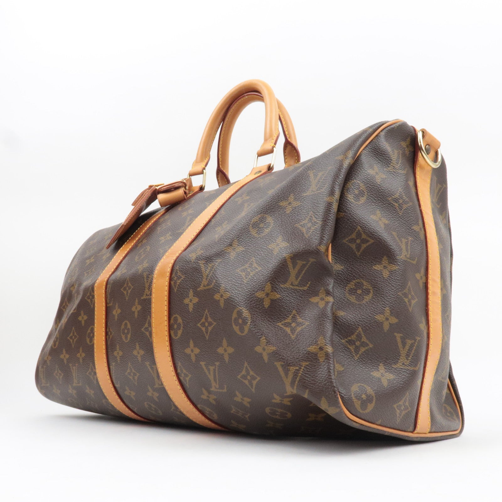 Louis Vuitton Monogram Keepall Bandouliere 45 Travel Bag M41418 TH0924 *Strap, Name tag, Poignet
