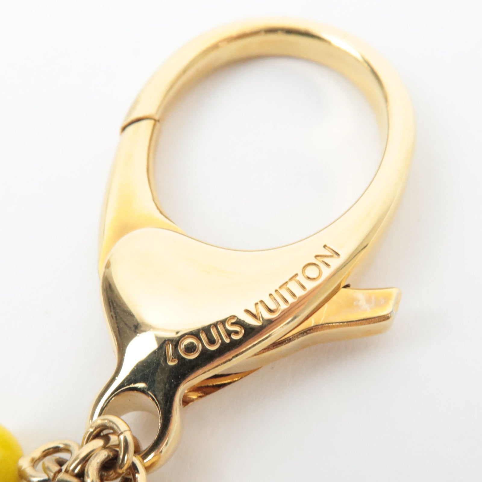 Louis Vuitton Porte Cles Grelot Bag Charm Metal Gold M62227 *Dust bag