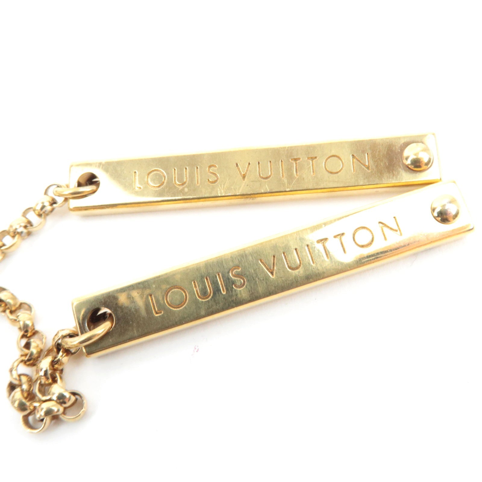 Louis Vuitton Porte Cles Grelot Bag Charm Metal Gold M62227 *Dust bag