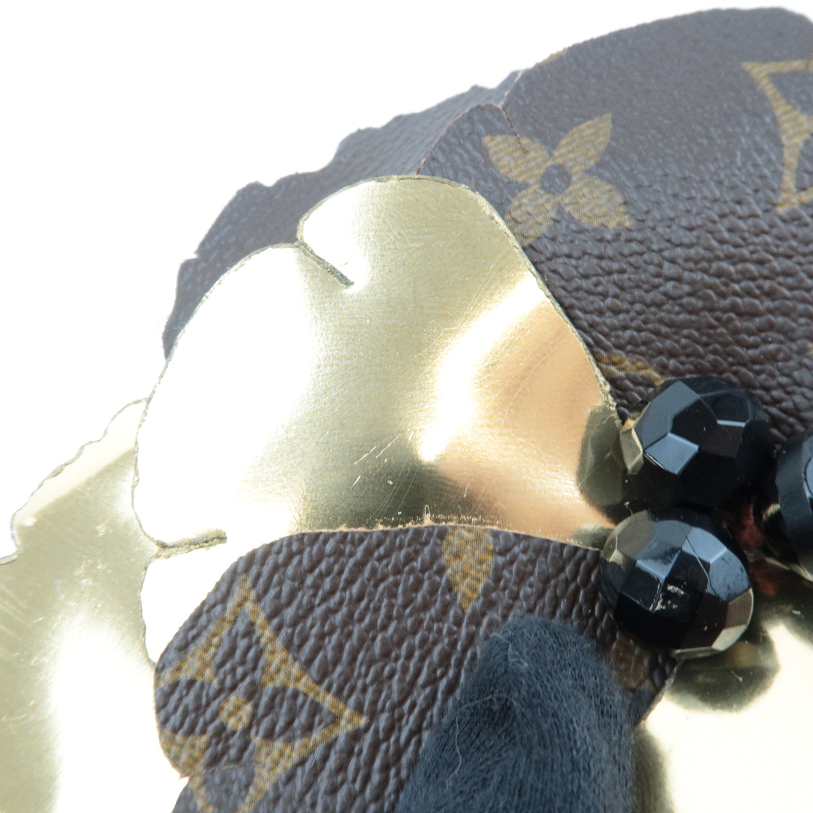 Louis Vuitton Monogram Proche Fleur Flower Corsage Brooch Or *Box