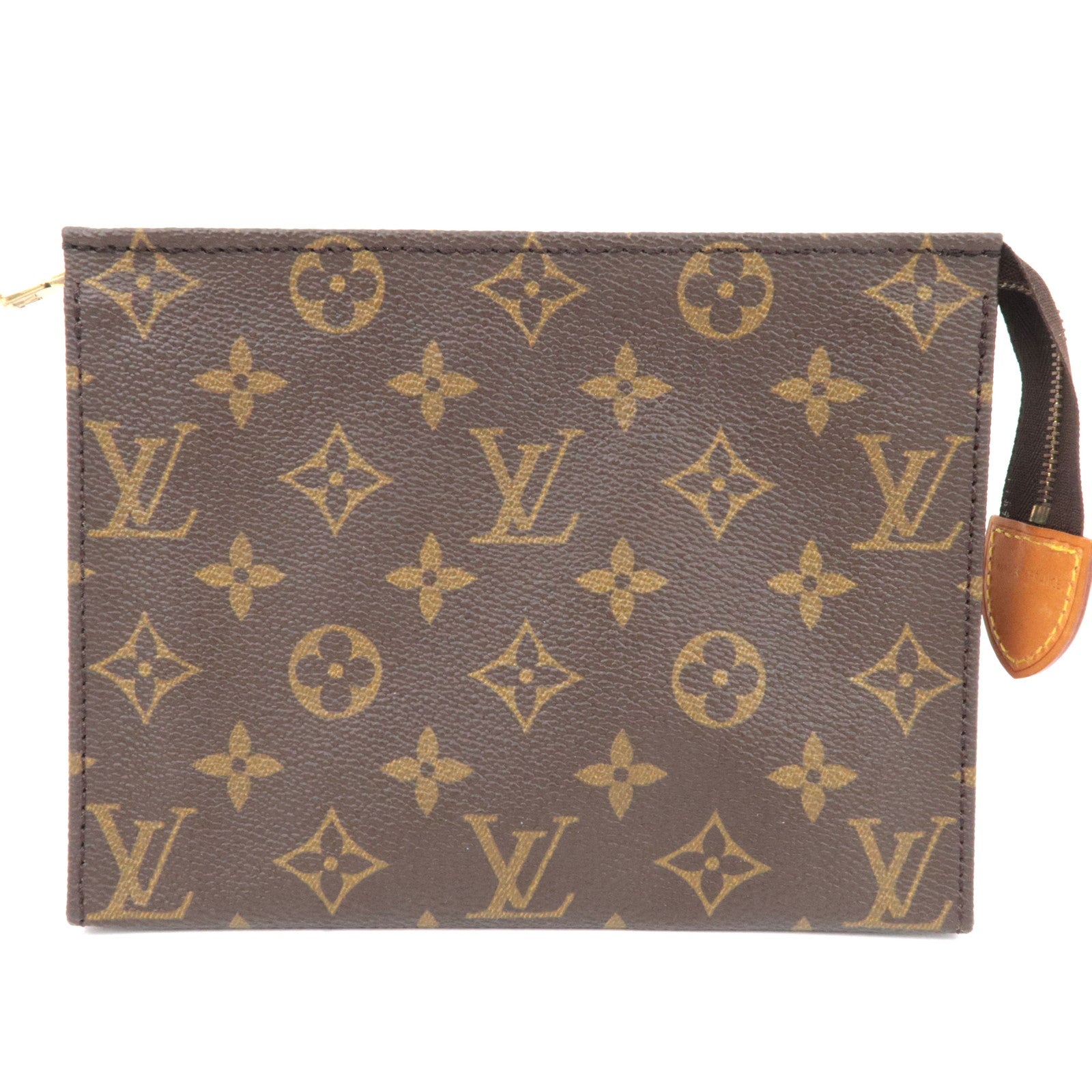 Louis Vuitton Monogram Poche Toilette 19 Toiletry Bag Cosmetic Pouch M47544 TH0910 79611