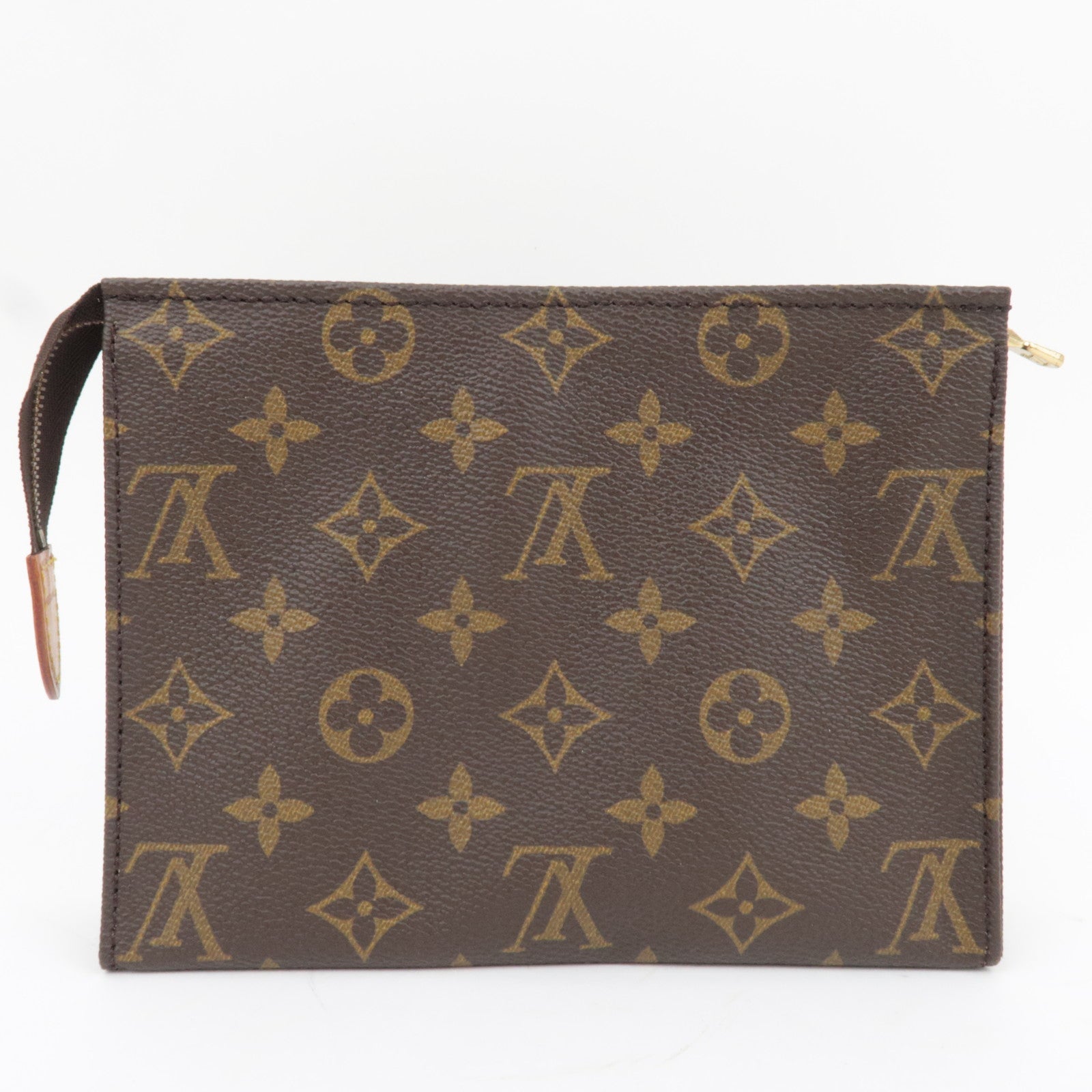Louis Vuitton Monogram Poche Toilette 19 Toiletry Bag Cosmetic Pouch M47544 TH0910