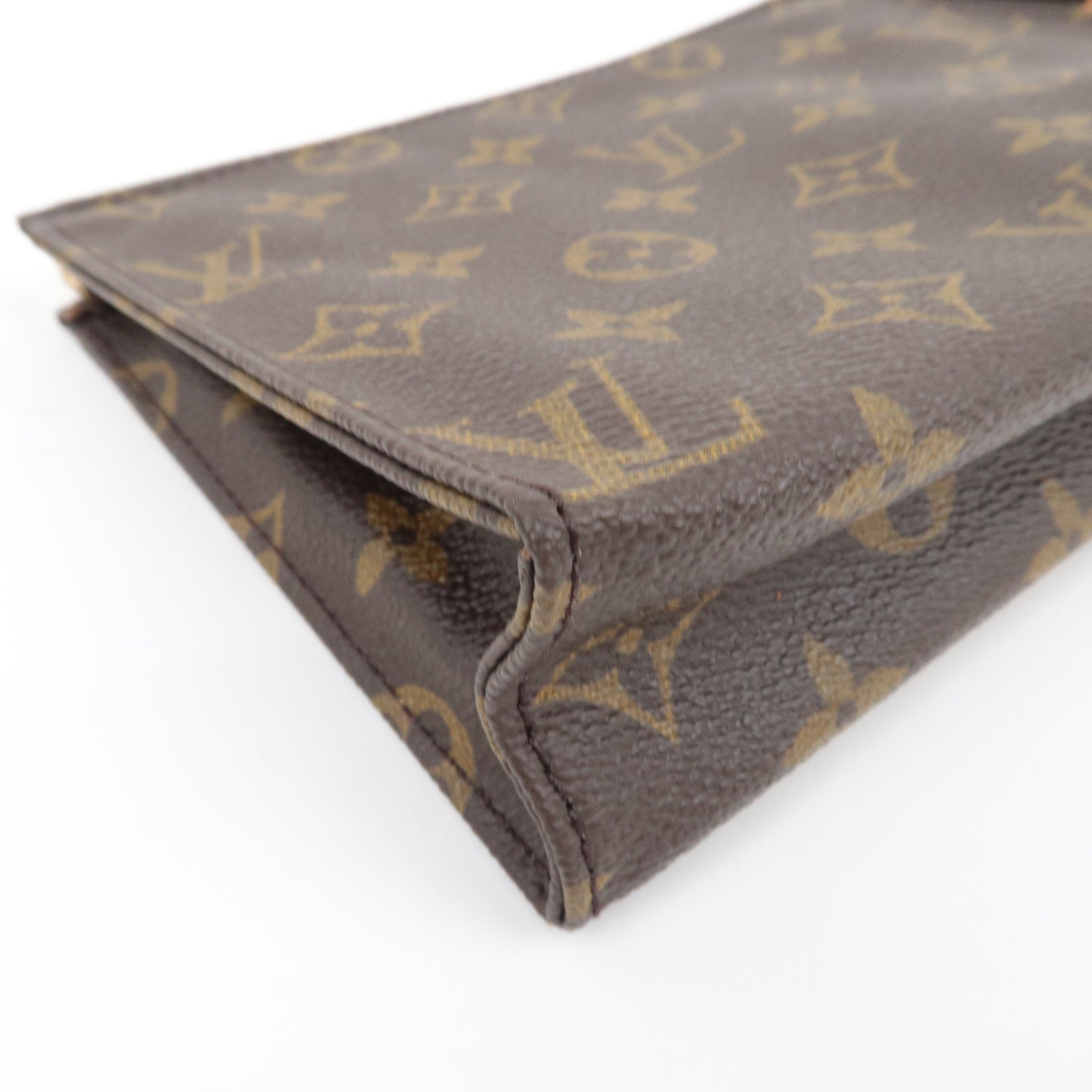 Louis Vuitton Monogram Poche Toilette 19 Toiletry Bag Cosmetic Pouch M47544 TH0910