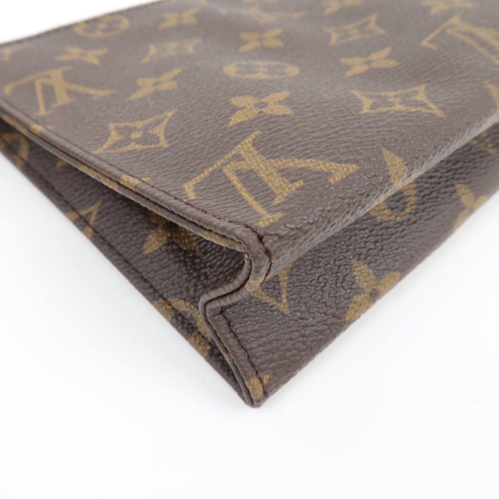 Louis Vuitton Monogram Poche Toilette 19 Toiletry Bag Cosmetic Pouch M47544 TH0910