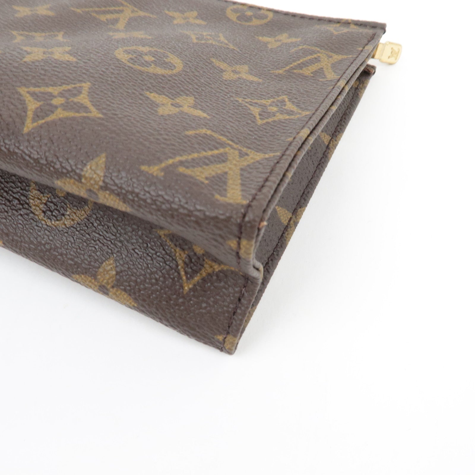 Louis Vuitton Monogram Poche Toilette 19 Toiletry Bag Cosmetic Pouch M47544 TH0910