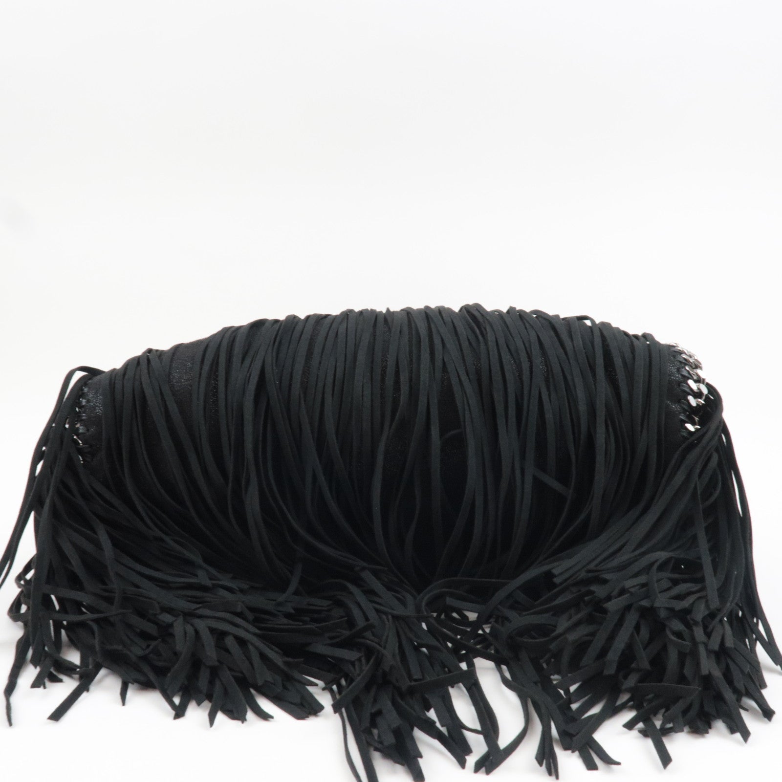 Stella McCartney Falabella Fringe Chain Tote Bag Black *Dust bag