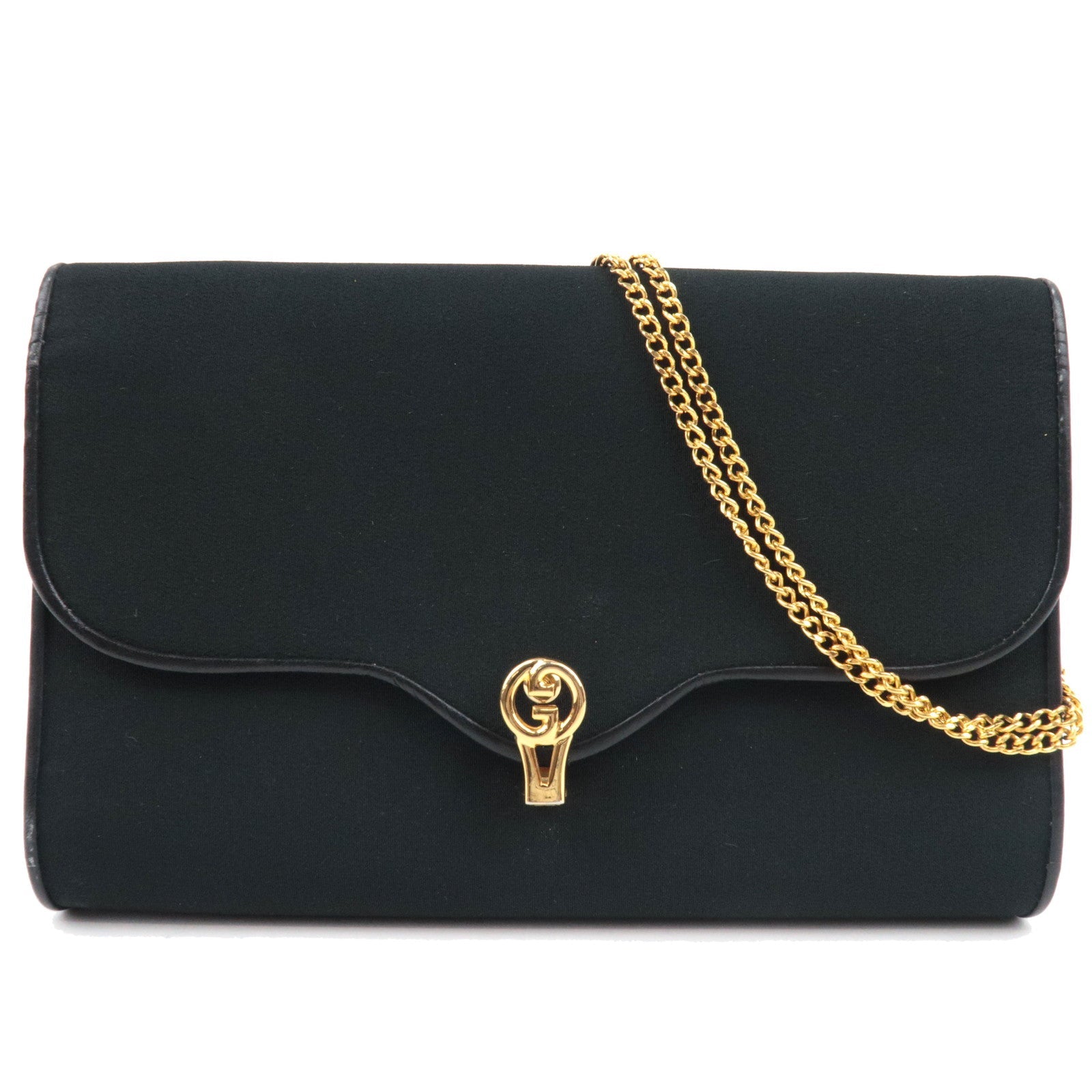 GUCCI Old GUCCI Chain Shoulder Bag Black79719