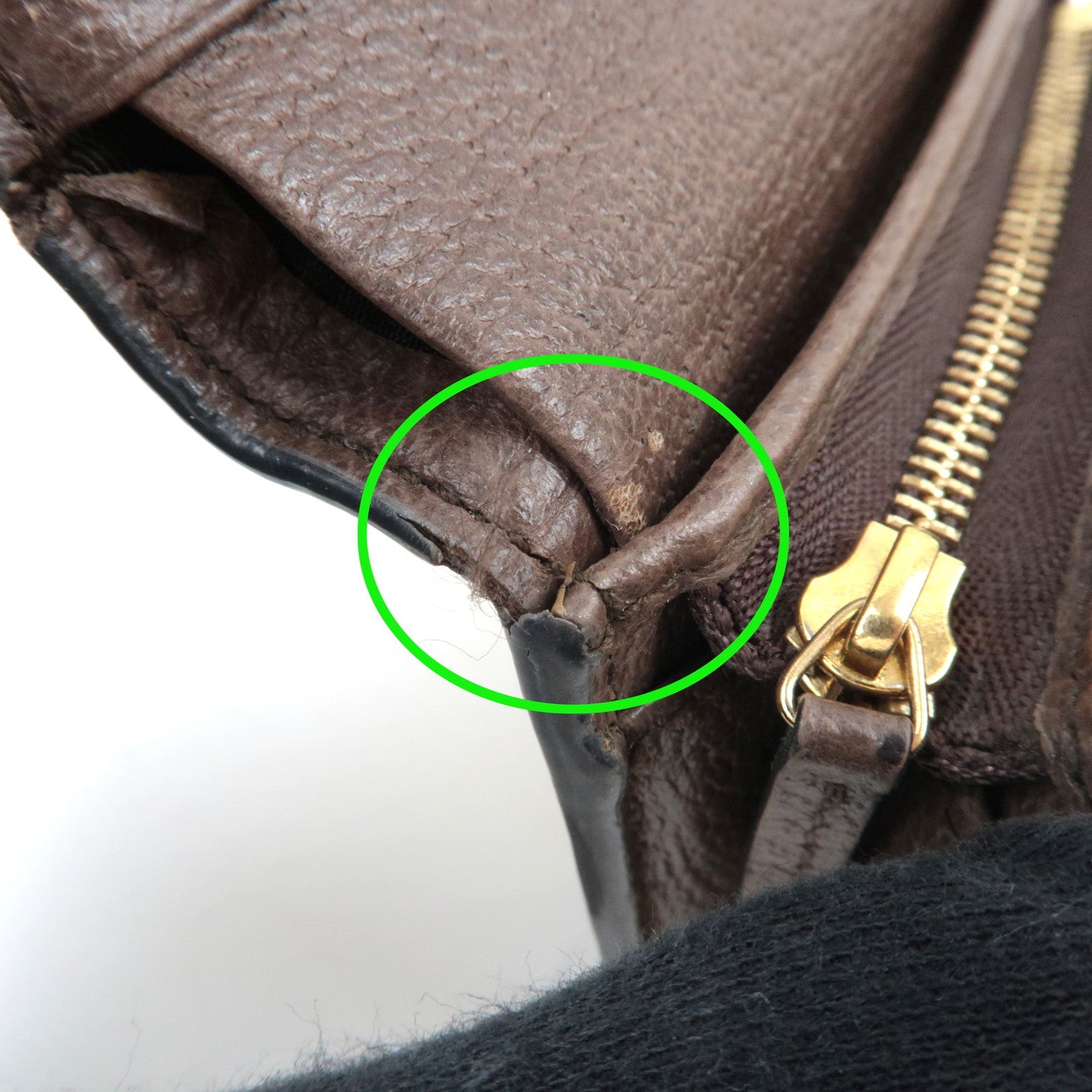 GUCCI Sherry Ophidia Bifold Wallet GG Supreme Leather Beige Brown 523155 *Box, Dust bag