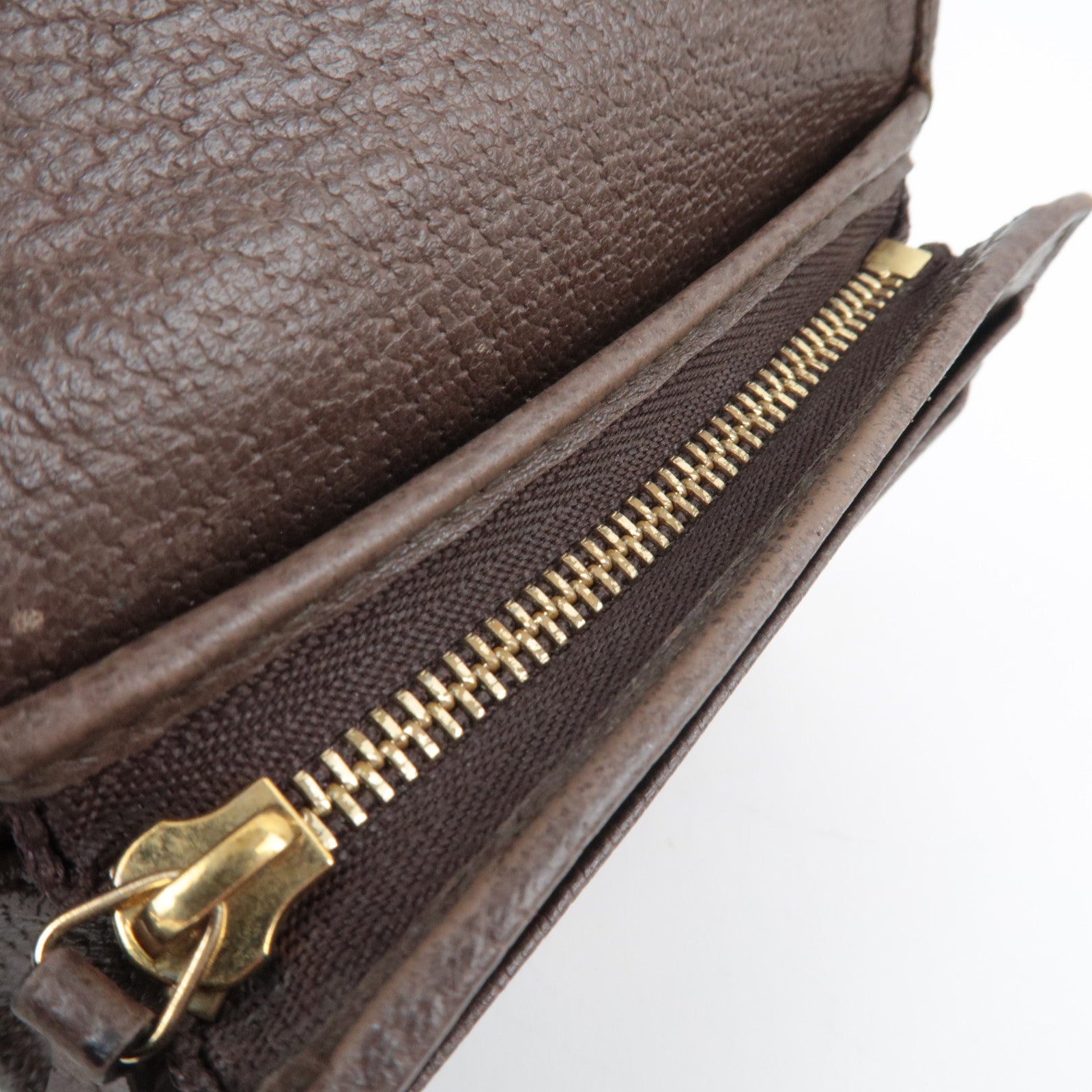 GUCCI Sherry Ophidia Bifold Wallet GG Supreme Leather Beige Brown 523155 *Box, Dust bag