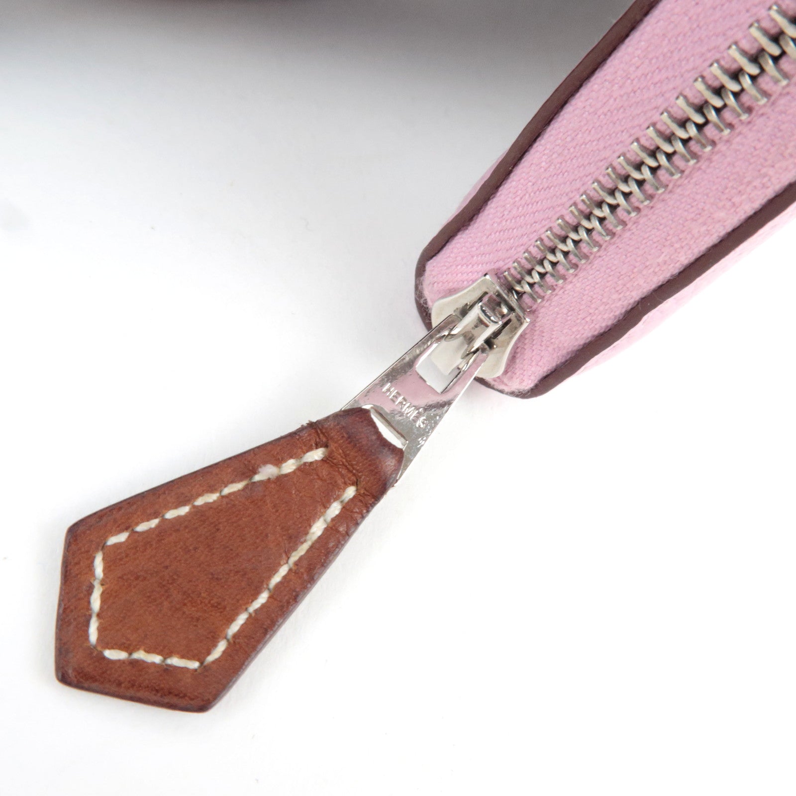 HERMES Azap Silkin Compact Wallet Veau Epsom Pink Z STAMP (2021) *Box