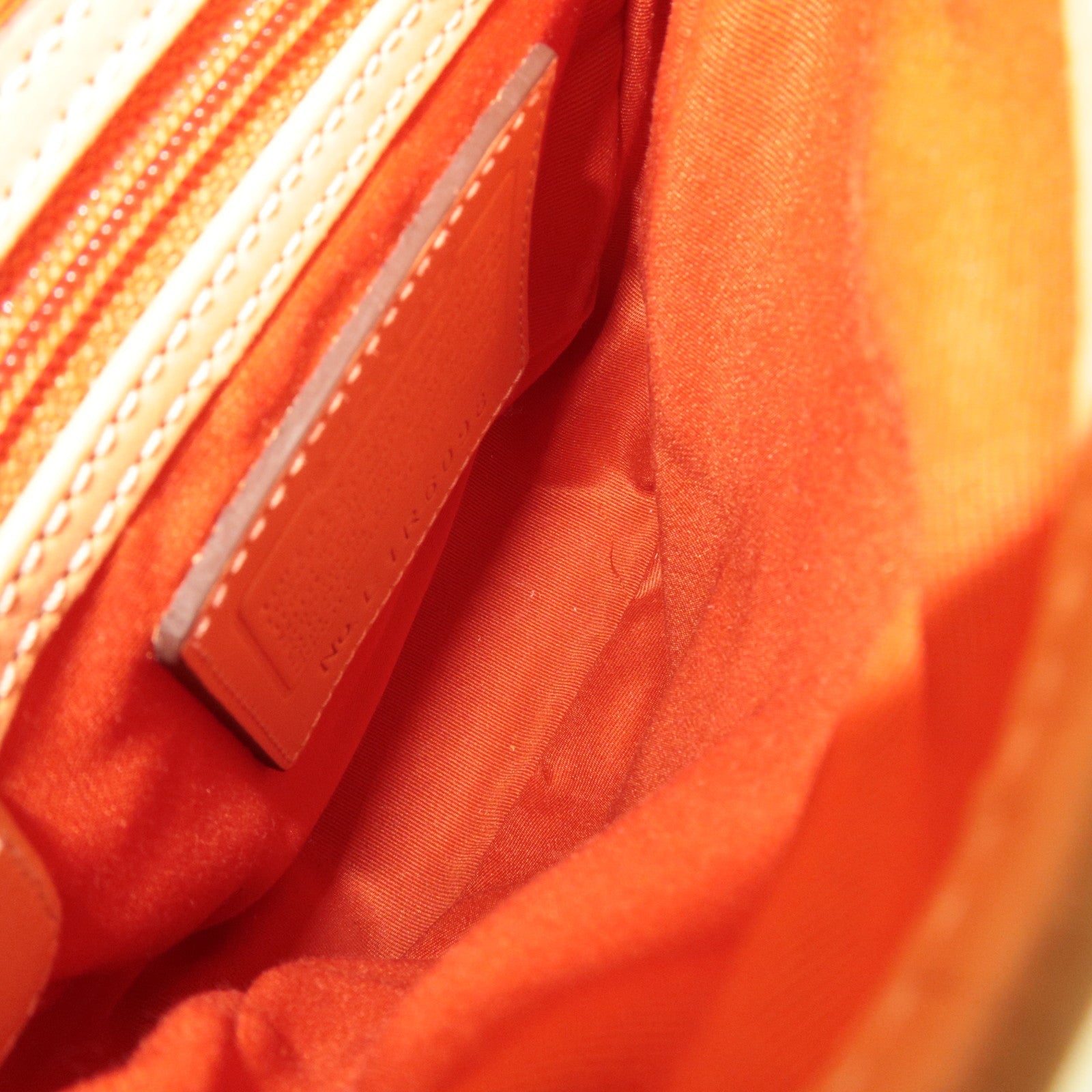 COACH Set of 2 Shoulder Bag Canvas Leather Beige Brown