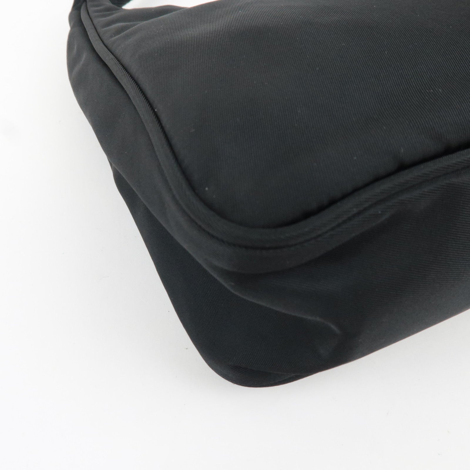 PRADA Handbag Nylon Black MV519 *G card