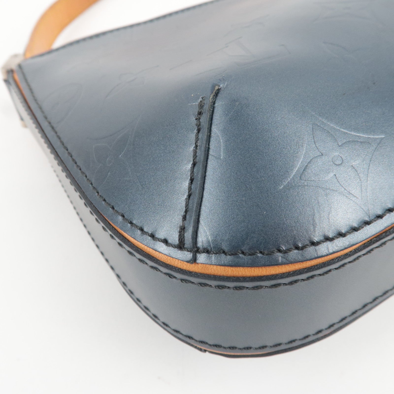 Louis Vuitton Monogram Matte Fowler Shoulder Bag Blue M55145 MI1021