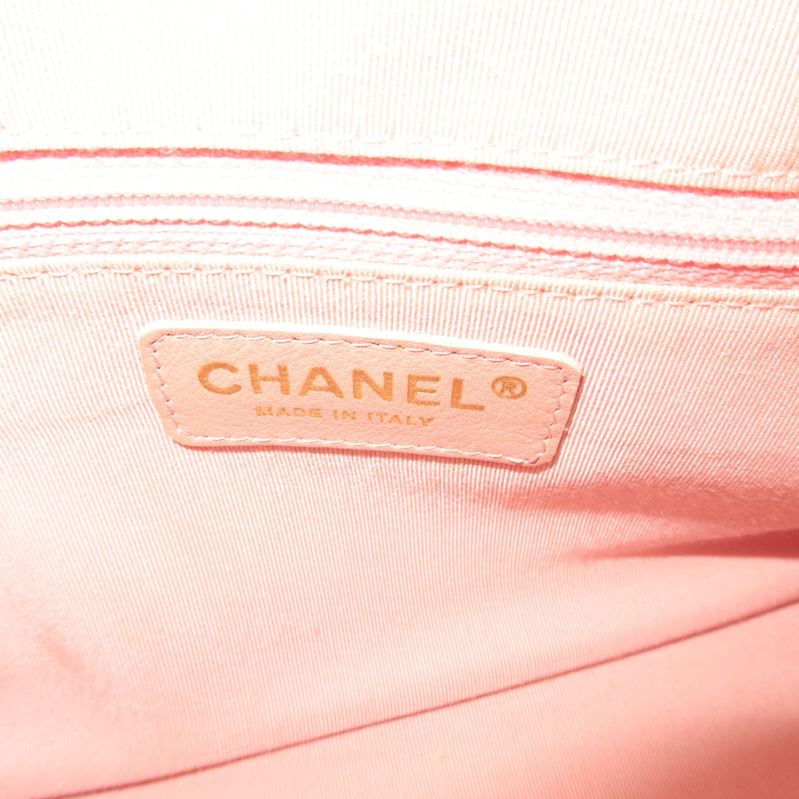 CHANEL Coco Mark Matelasse Bowling Bag Handbag Caviar Skin Pink Gold HDW A20996 9085444