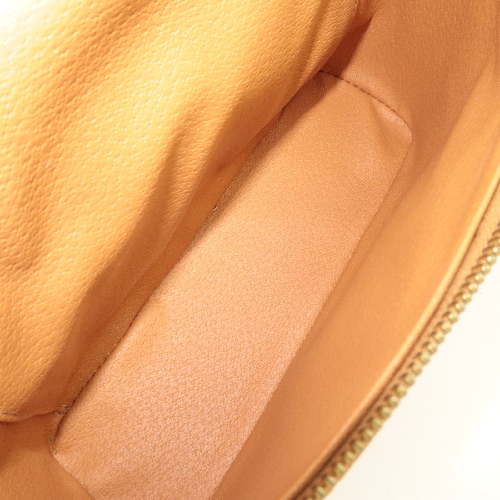 CELINE Macadam Vanity Bag M94 PVC Leather Brown