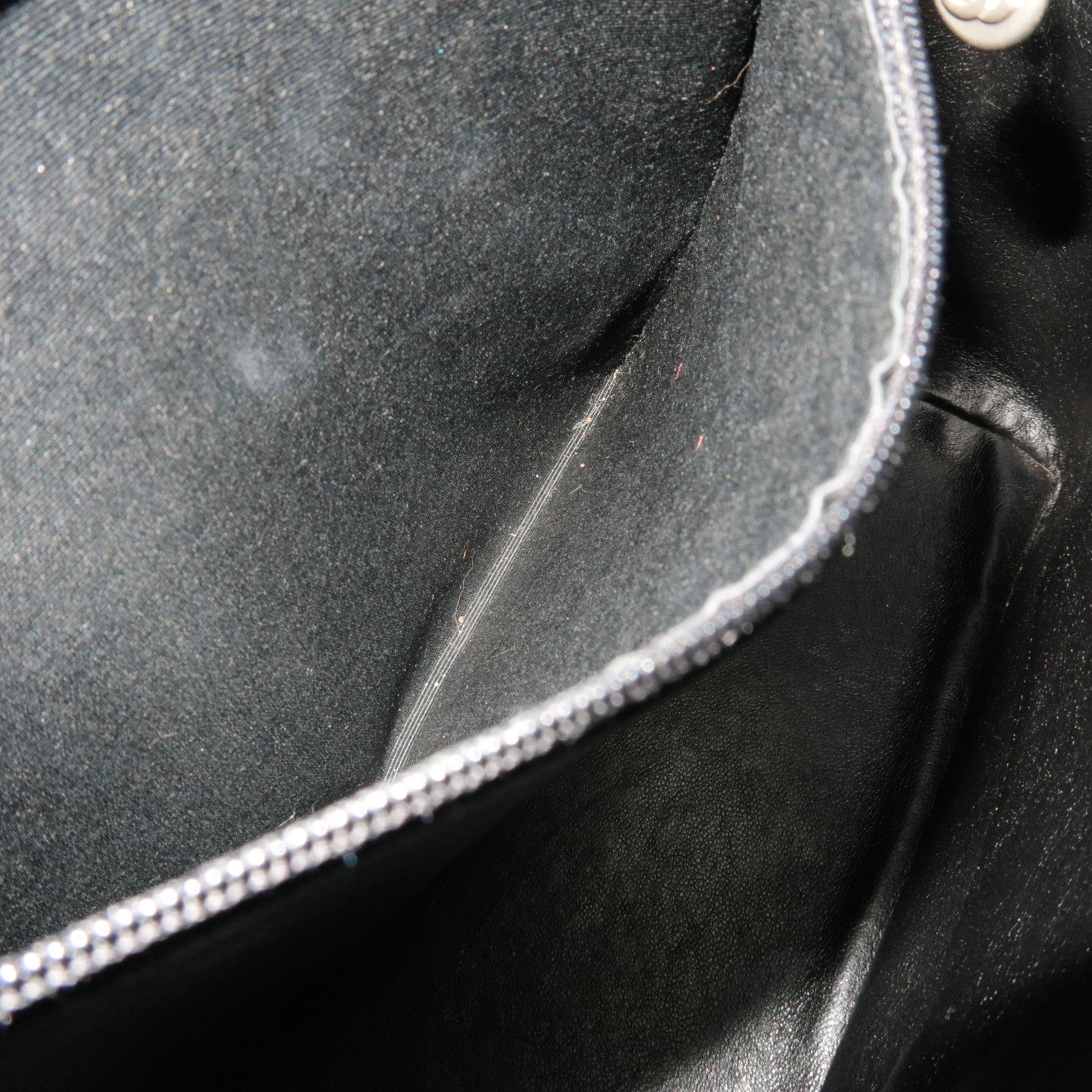 CHANEL Medallion Tote Bag Caviar Skin Black Silver HDW A01804 6704796