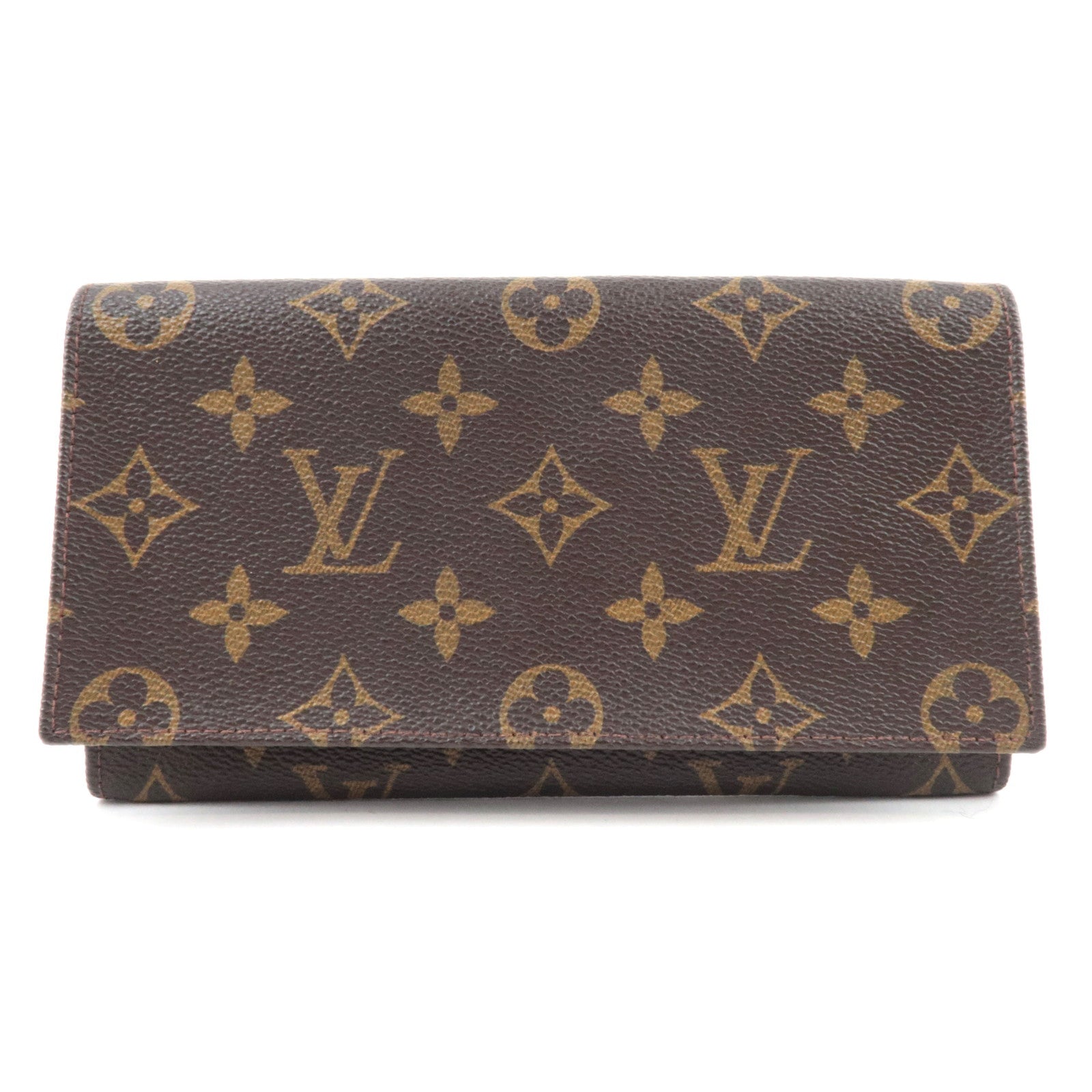 Louis Vuitton Monogram Bifold Long Bill Wallet 864RA 80124