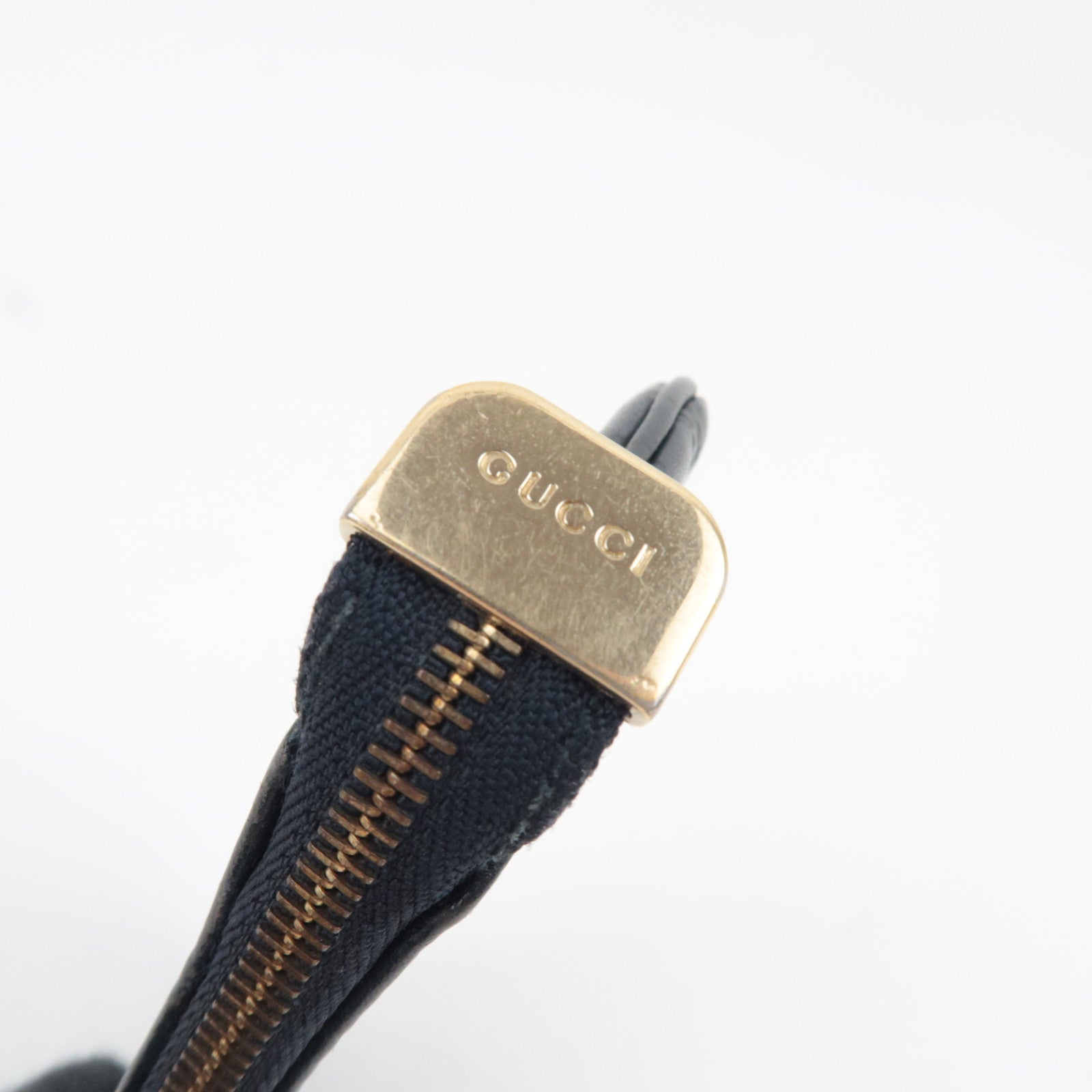 GUCCI Micro Guccissima Coin Case Leather Black 233183