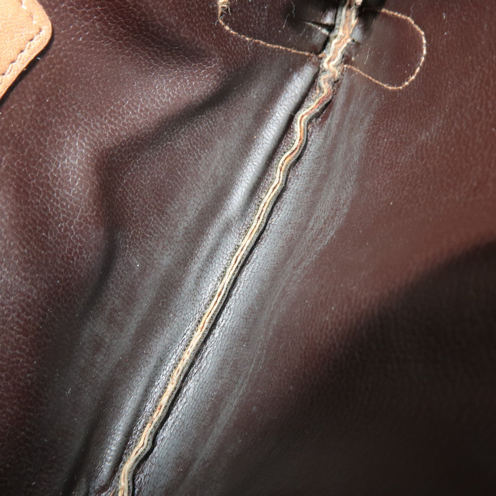 Christian Dior Honeycomb Coin Case PVC Leather Beige Brown