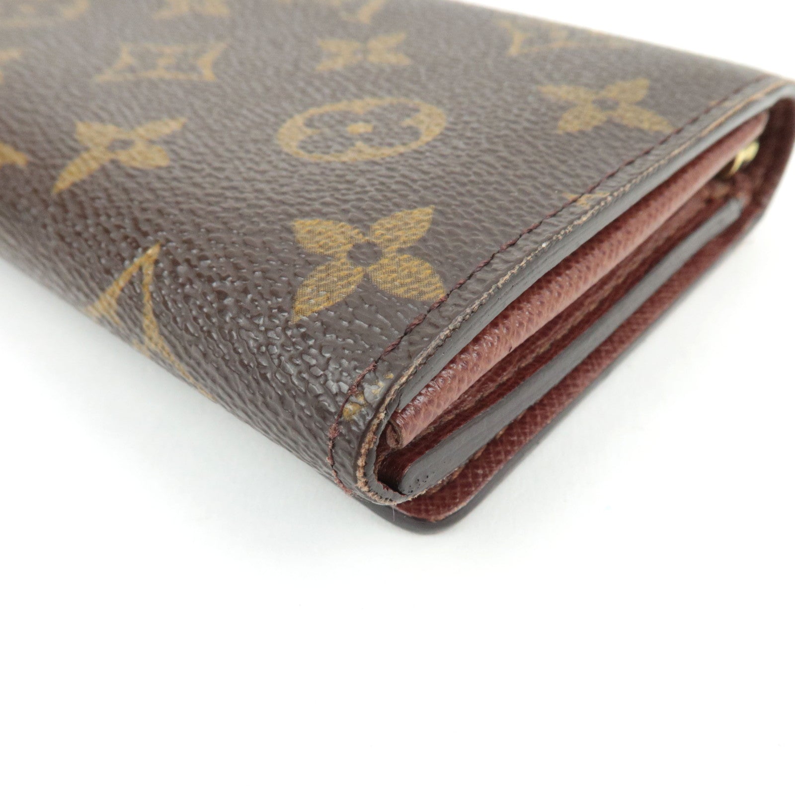 Louis Vuitton Monogram Porte Monnaie Billets Tresor Wallet M61730 CA0072
