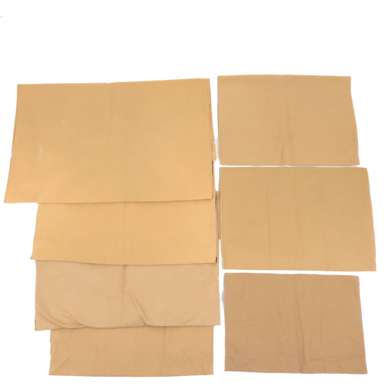 Louis Vuitton Set of 7 Dust Bag Cotton Beige
