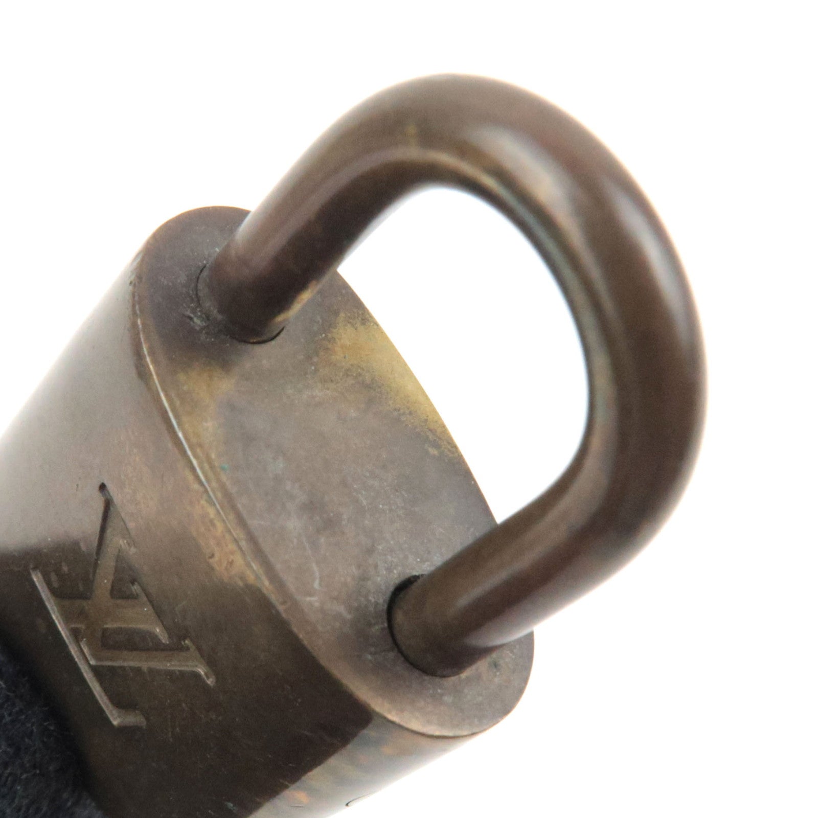 Louis Vuitton Set of 10 Key Locks Cadena Set Metal Gold Color