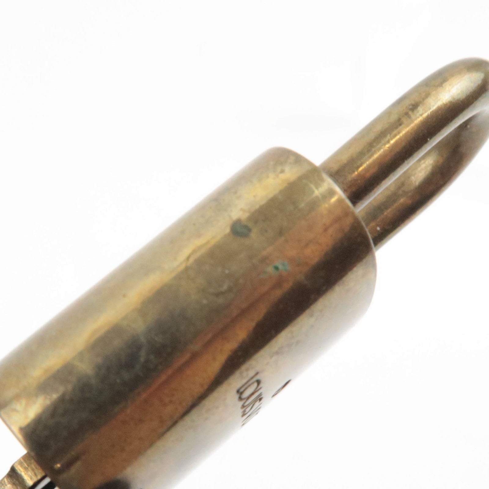 Louis Vuitton Set of 10 Key Locks Cadena Set Metal Gold Color