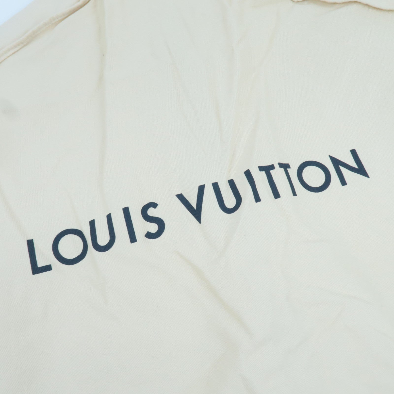 Louis Vuitton Set of 4 Garment Case Garment Cover Cotton Beige