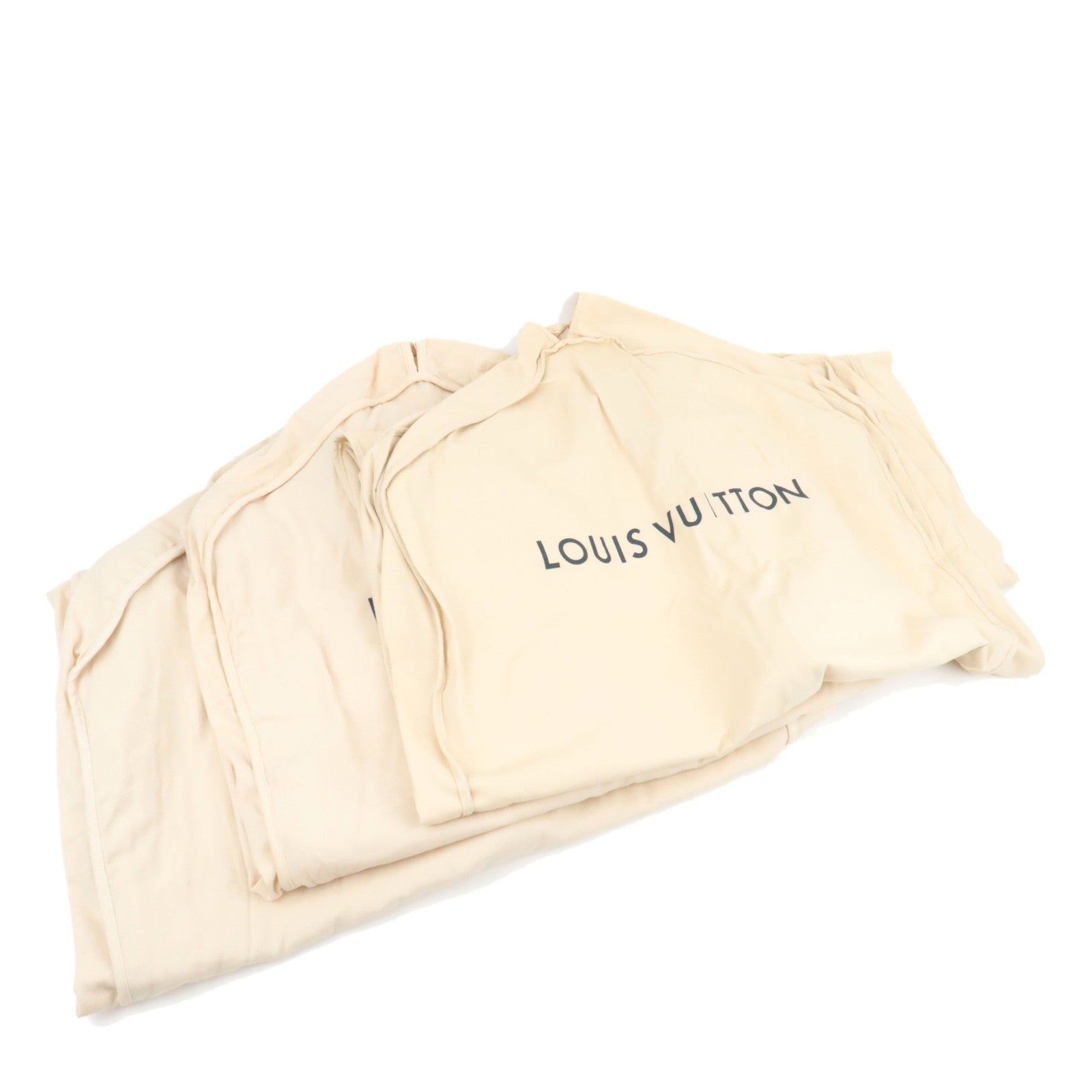 Louis Vuitton Set of 3 Large Garment Case Garment Cover Cotton Beige80172