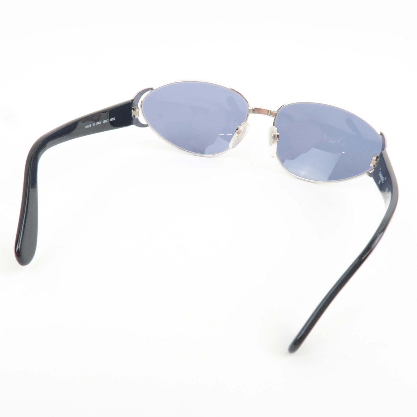 CHANEL Sunglasses 08847 45002 Metal Black *Case, Cloths
