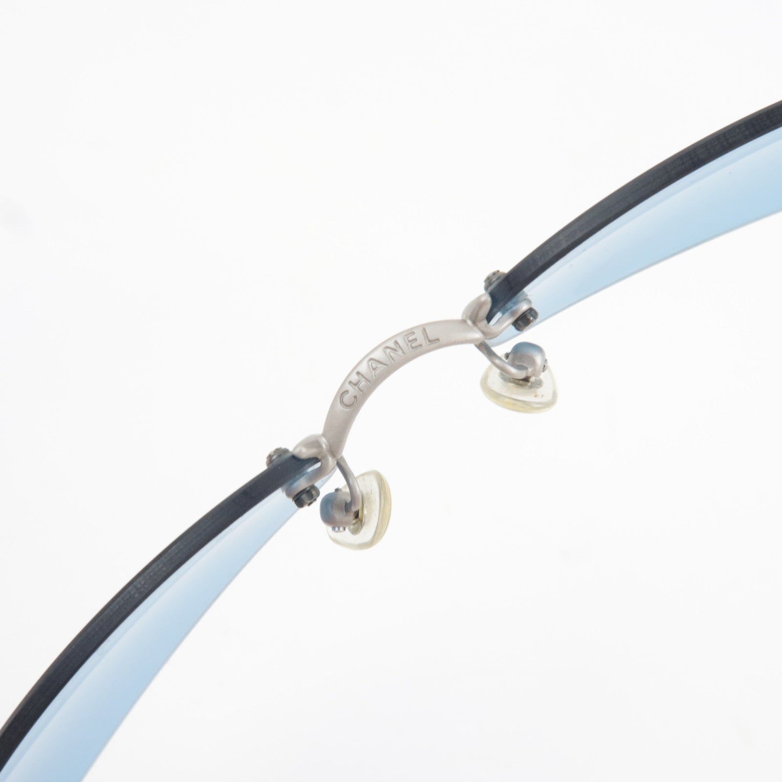 CHANEL Sunglasses 4002 c.103/72 54□19 130 Metal Blue *Box, Case, Cloths