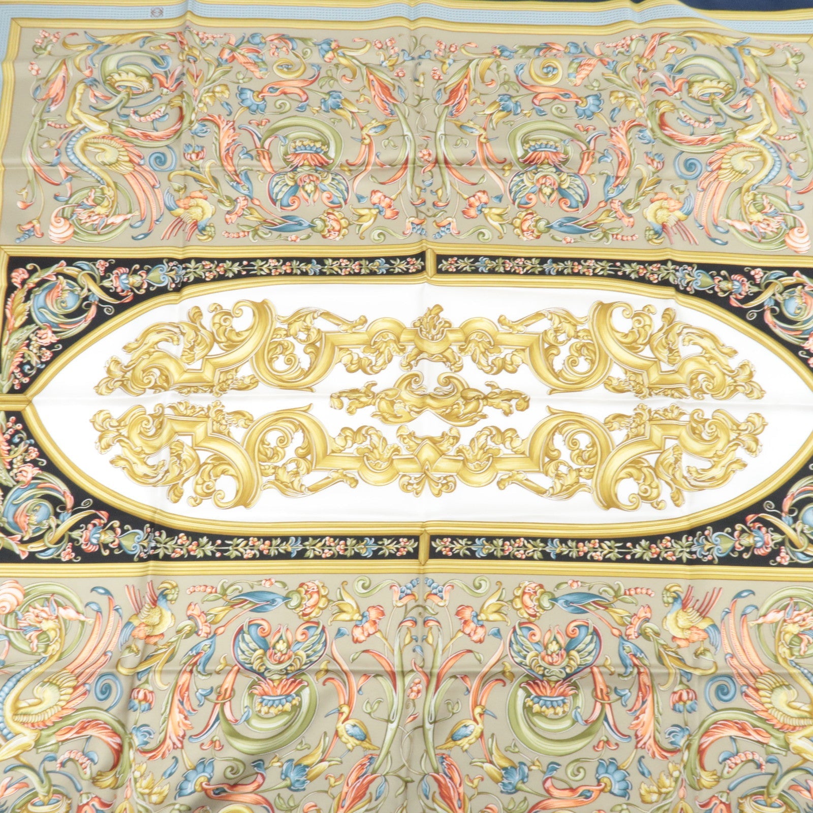 LOEWE Scarf ARTESONADO BARROCO 100% Silk Multicolor