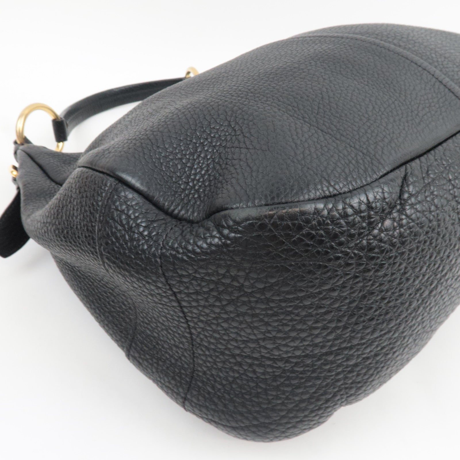 PRADA One Shoulder Bag Vitello Daino Leather Black BR4311 *Dust bag