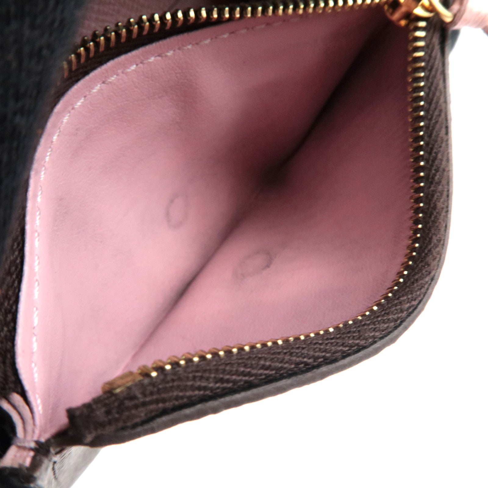 Louis Vuitton Monogram Porte Monnaie Rosalie Small Wallet Rose Ballerine M62361 UB3200