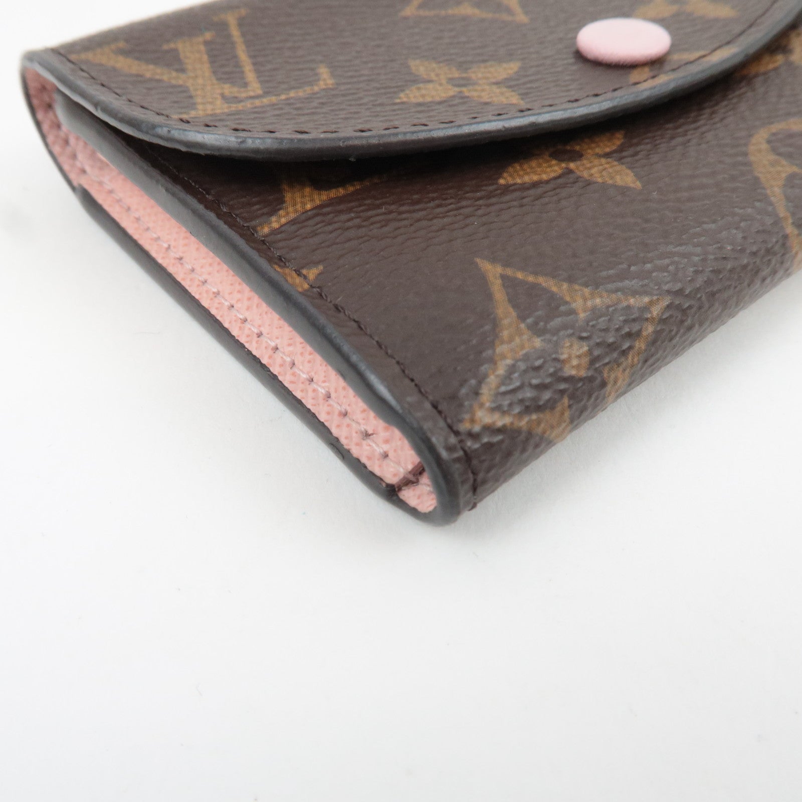 Louis Vuitton Monogram Porte Monnaie Rosalie Small Wallet Rose Ballerine M62361 UB3200