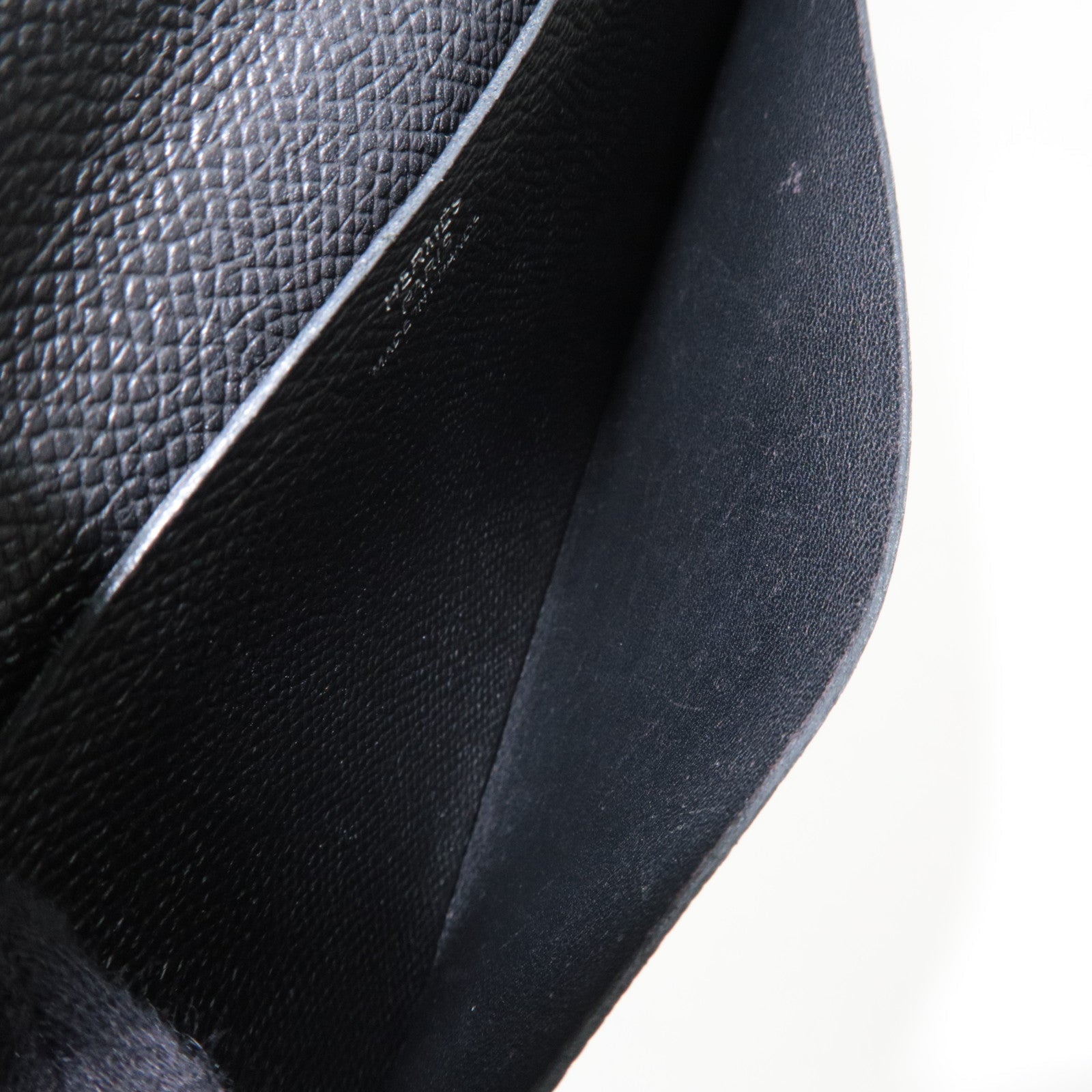 HERMES MC2 Fleming Long Wallet B Stamp (2023) Veau Epsom Black