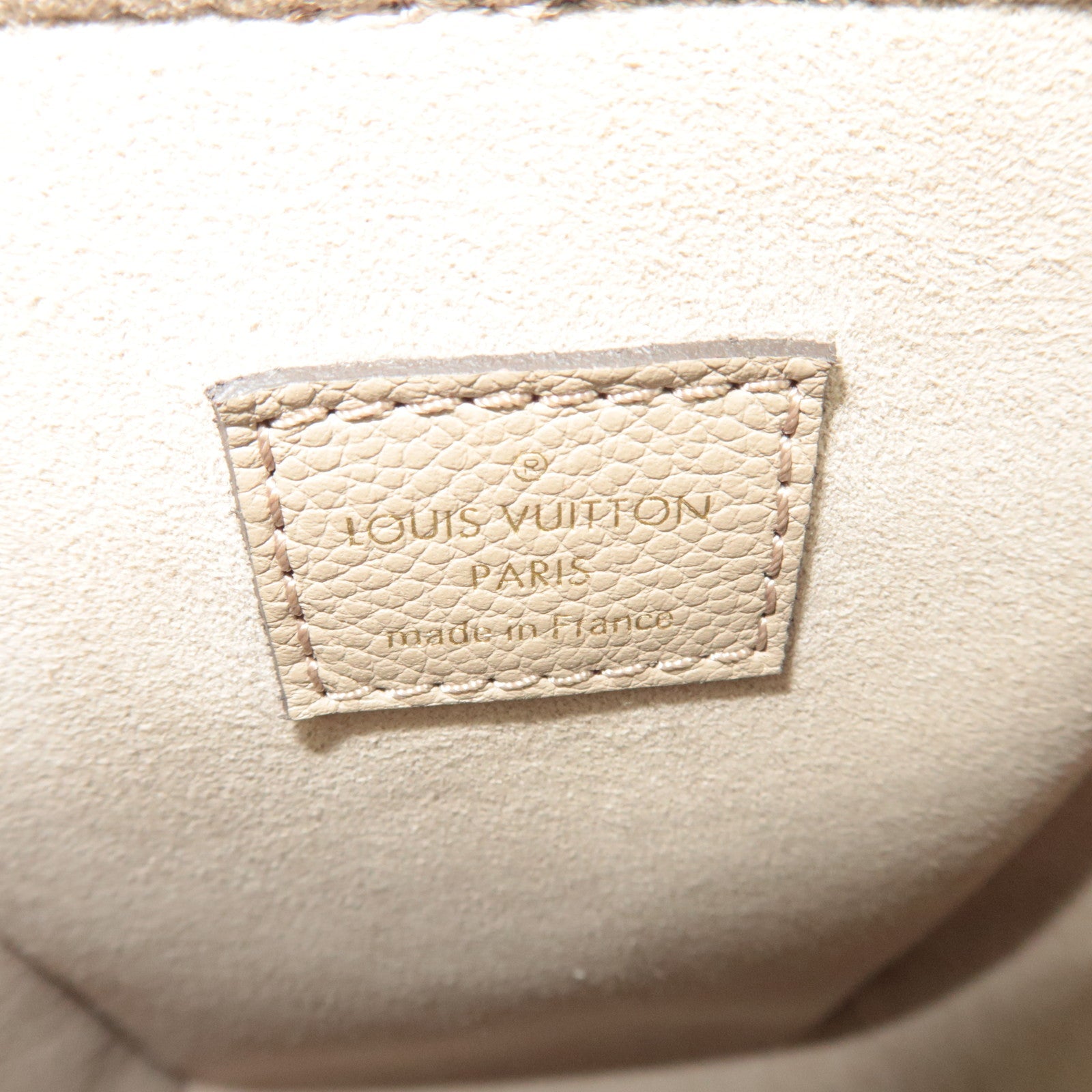 Louis Vuitton Bicolor Monogram Empreinte Tiny Backpack Tourterelle M80738 RFID *Box, Dust bag, Strap
