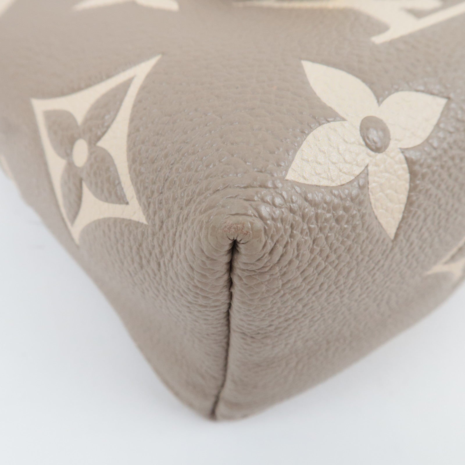 Louis Vuitton Bicolor Monogram Empreinte Tiny Backpack Tourterelle M80738 RFID *Box, Dust bag, Strap