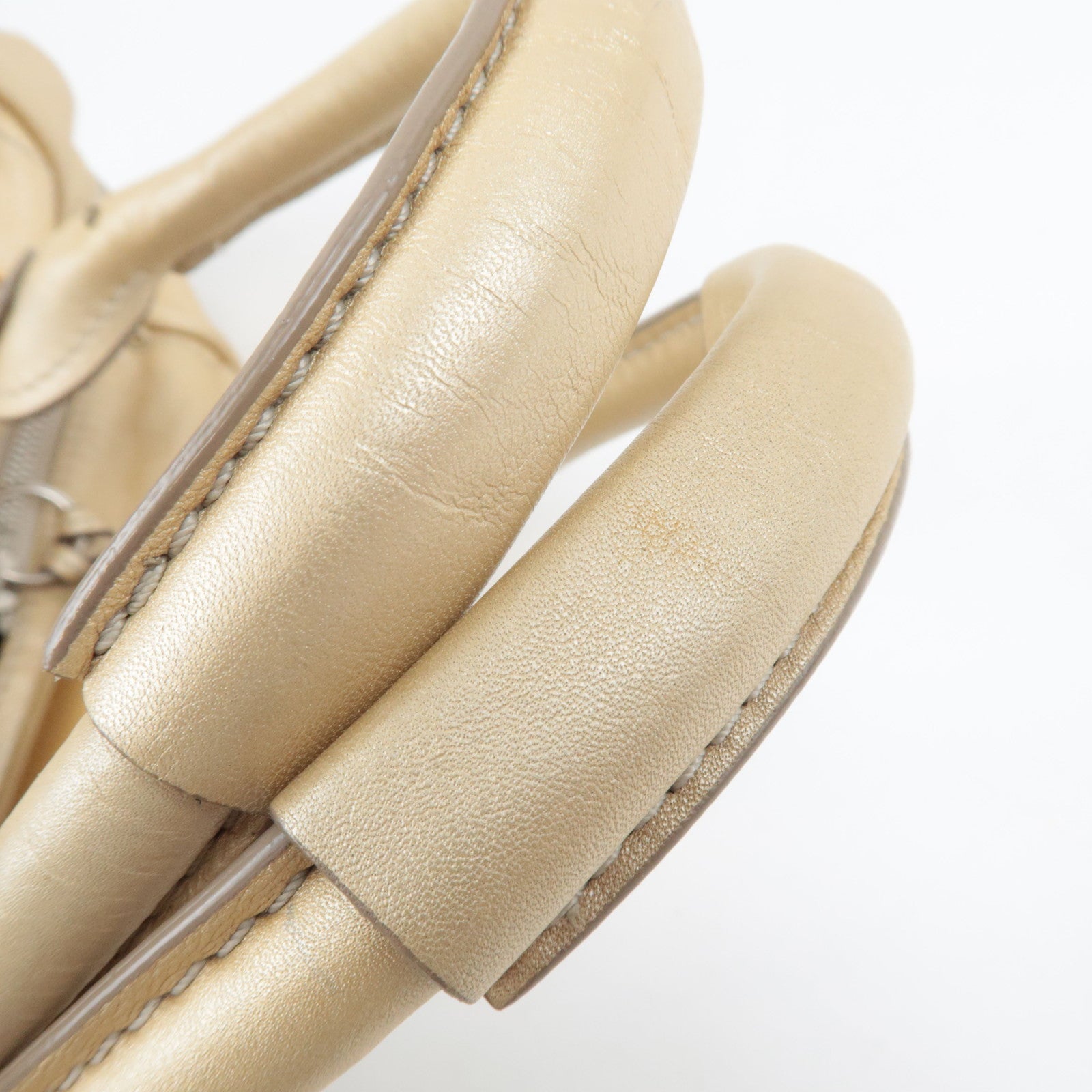 Chloe Paddington Handbag Leather Champagne Gold *Key Lock