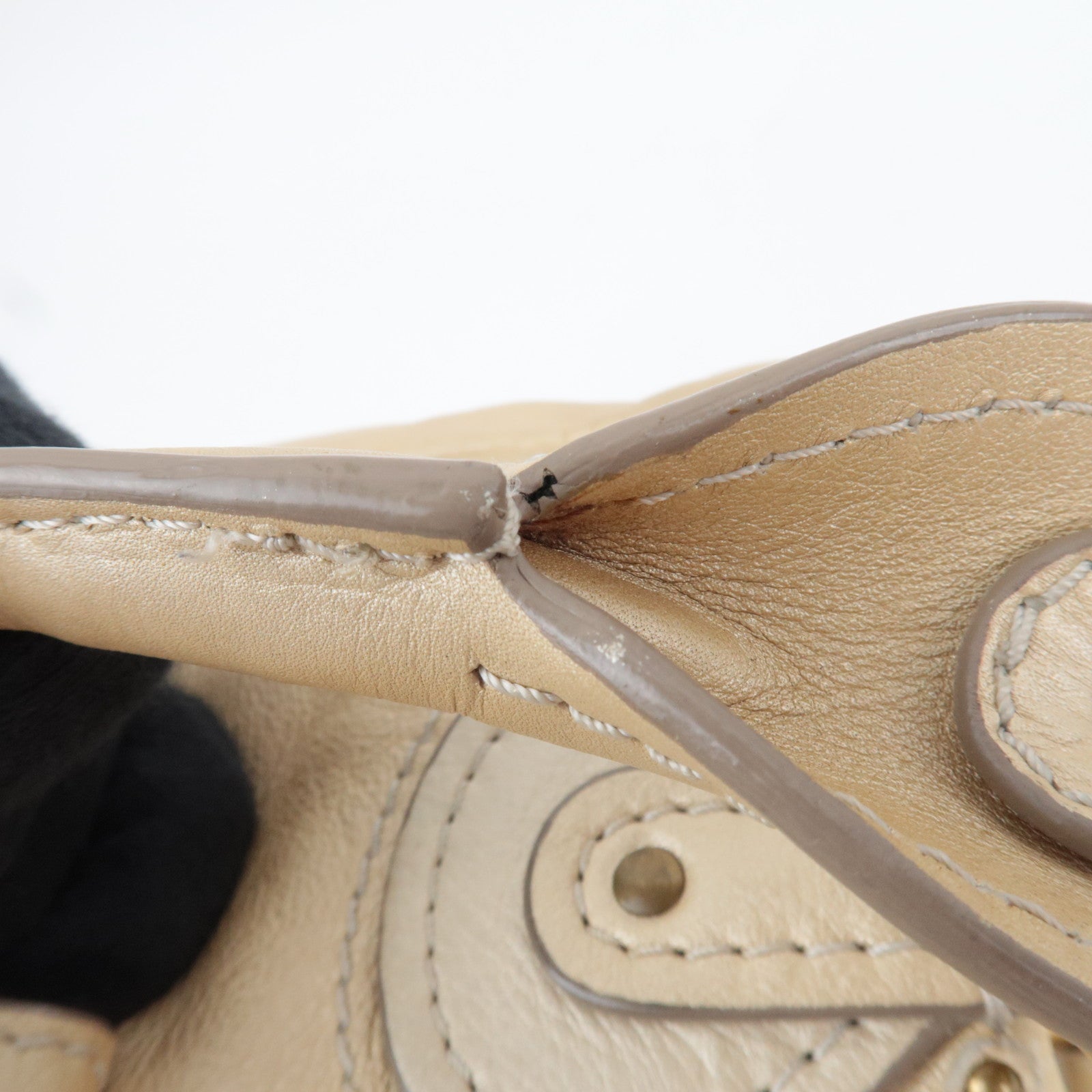 Chloe Paddington Handbag Leather Champagne Gold *Key Lock