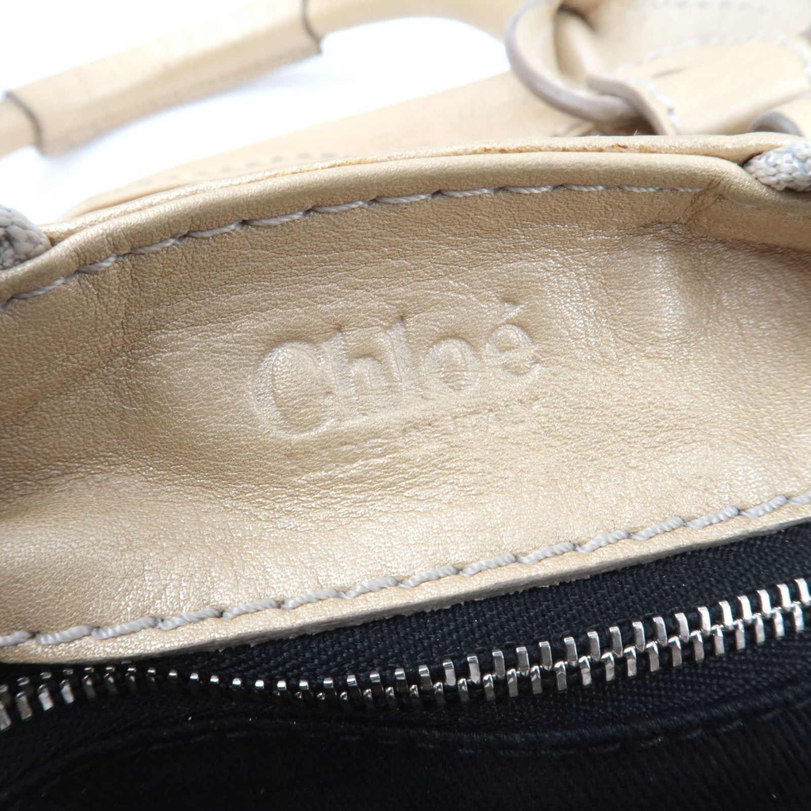 Chloe Paddington Handbag Leather Champagne Gold *Key Lock