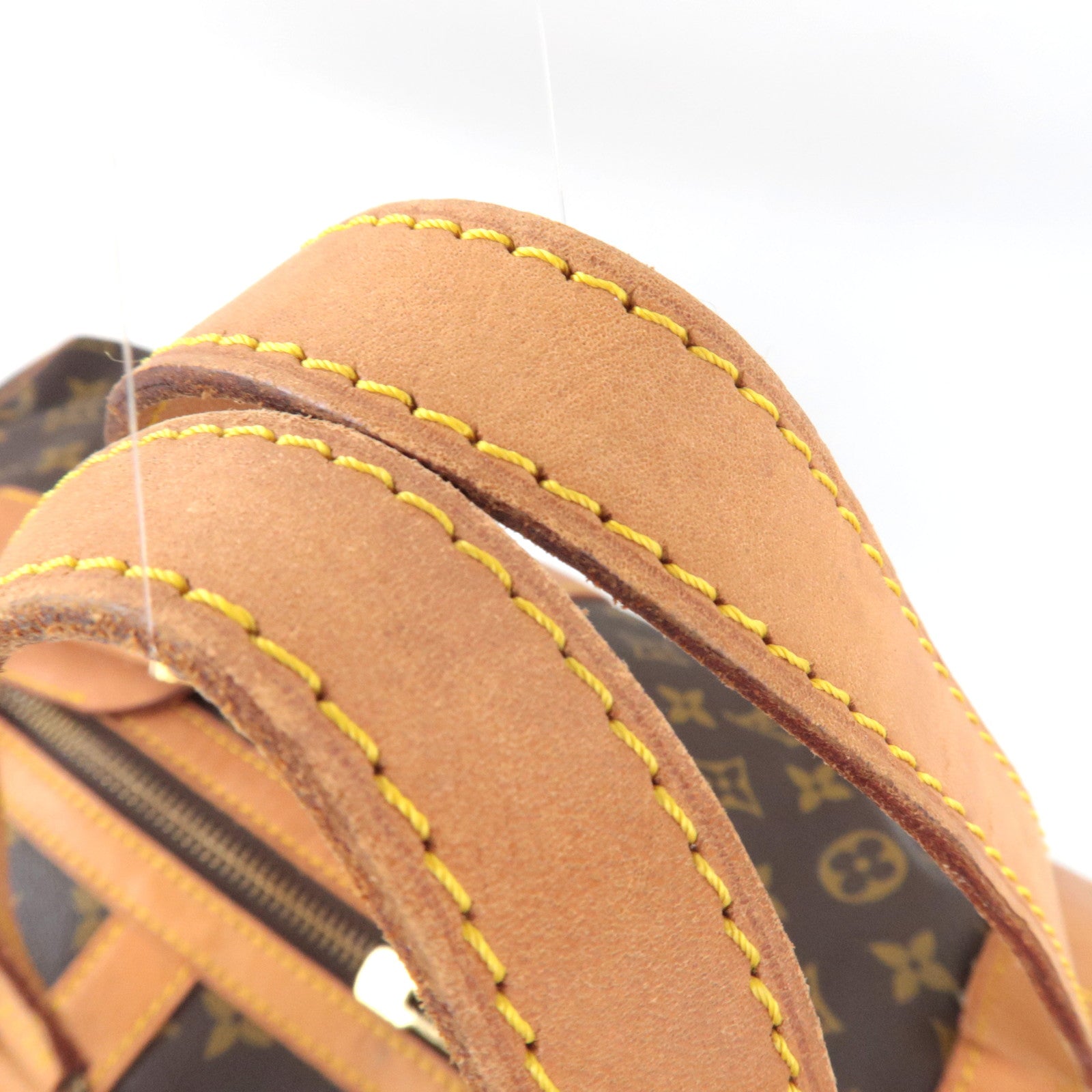 Louis Vuitton Monogram Sac Souple 55 Travel Bag M41622 81VI *Name tag, Poignet