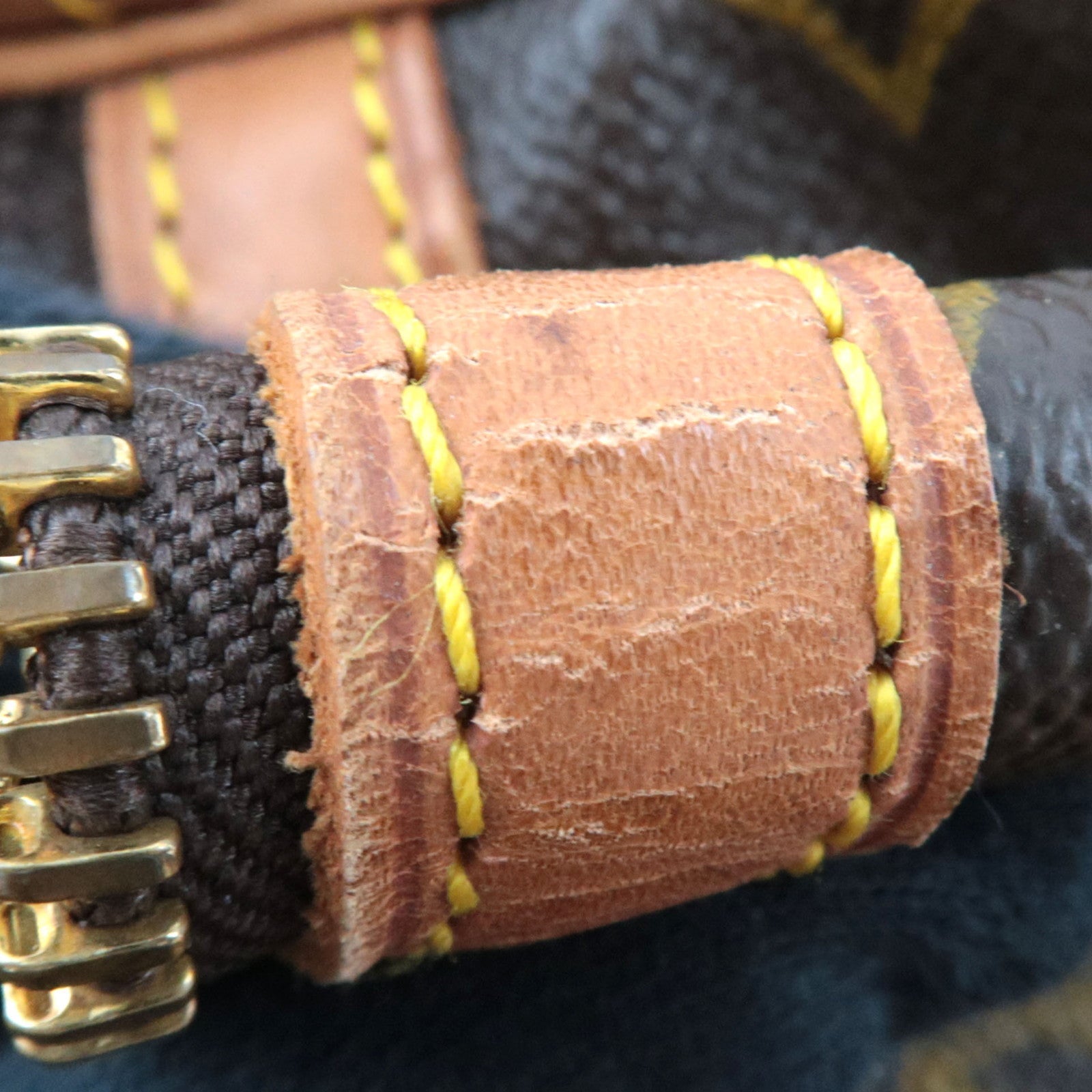 Louis Vuitton Monogram Sac Souple 55 Travel Bag M41622 81VI *Name tag, Poignet