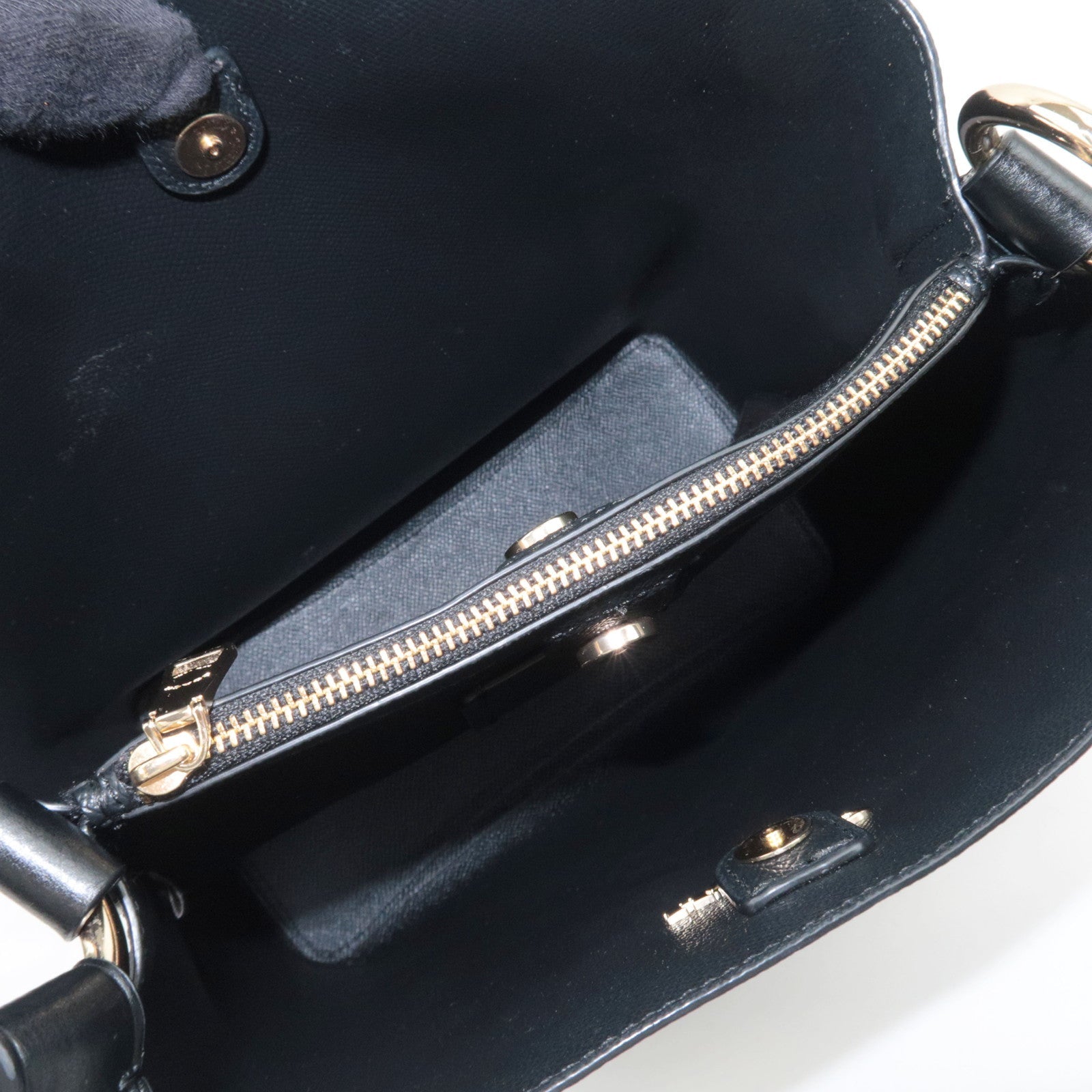 COACH Signature 2Way Handbag PVC Leather Brown Black 91512 *Strap